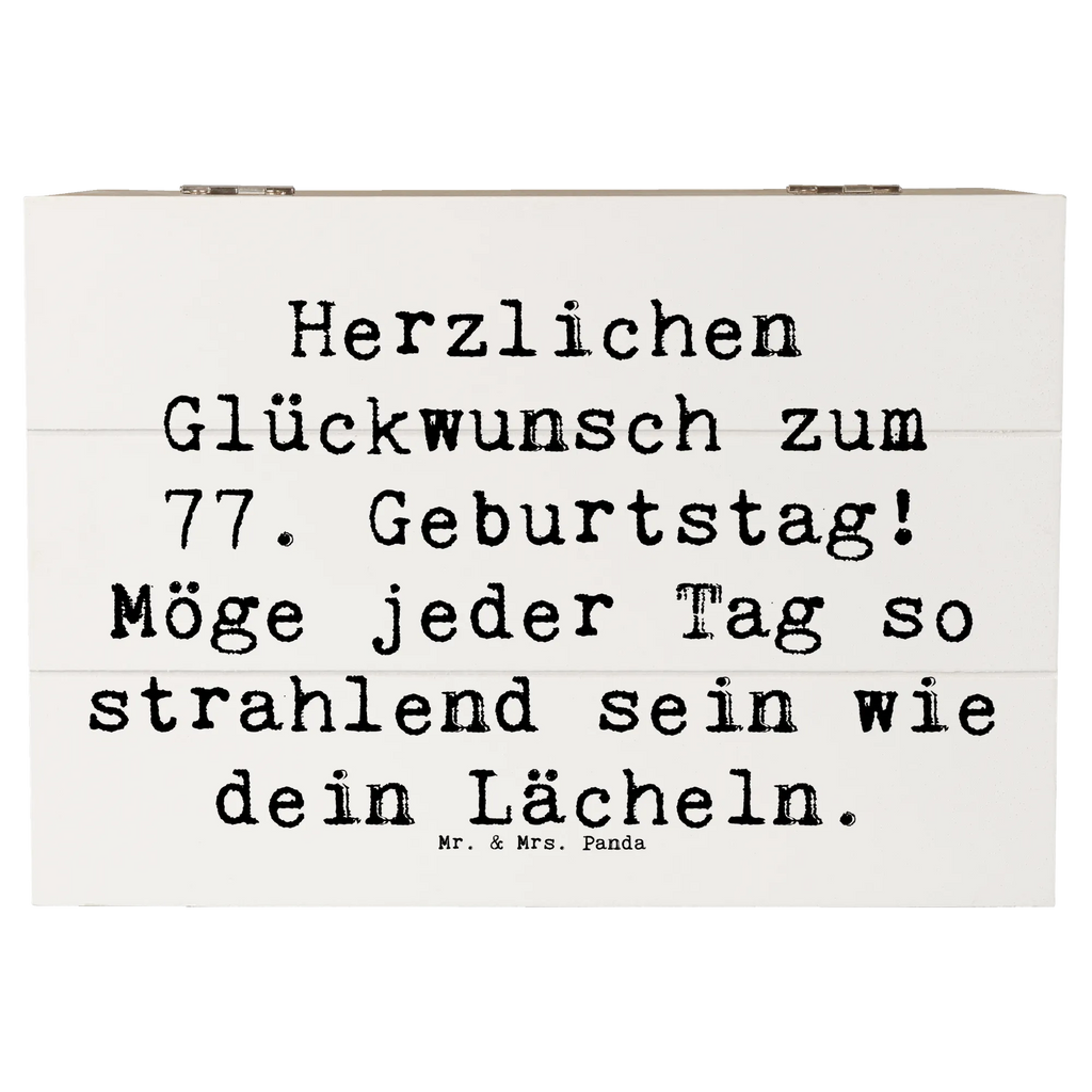 Holzkiste Spruch 77. Geburtstag Strahlen Holzkiste, Kiste, Schatzkiste, Truhe, Schatulle, XXL, Erinnerungsbox, Erinnerungskiste, Dekokiste, Aufbewahrungsbox, Geschenkbox, Geschenkdose, Geburtstag, Geburtstagsgeschenk, Geschenk