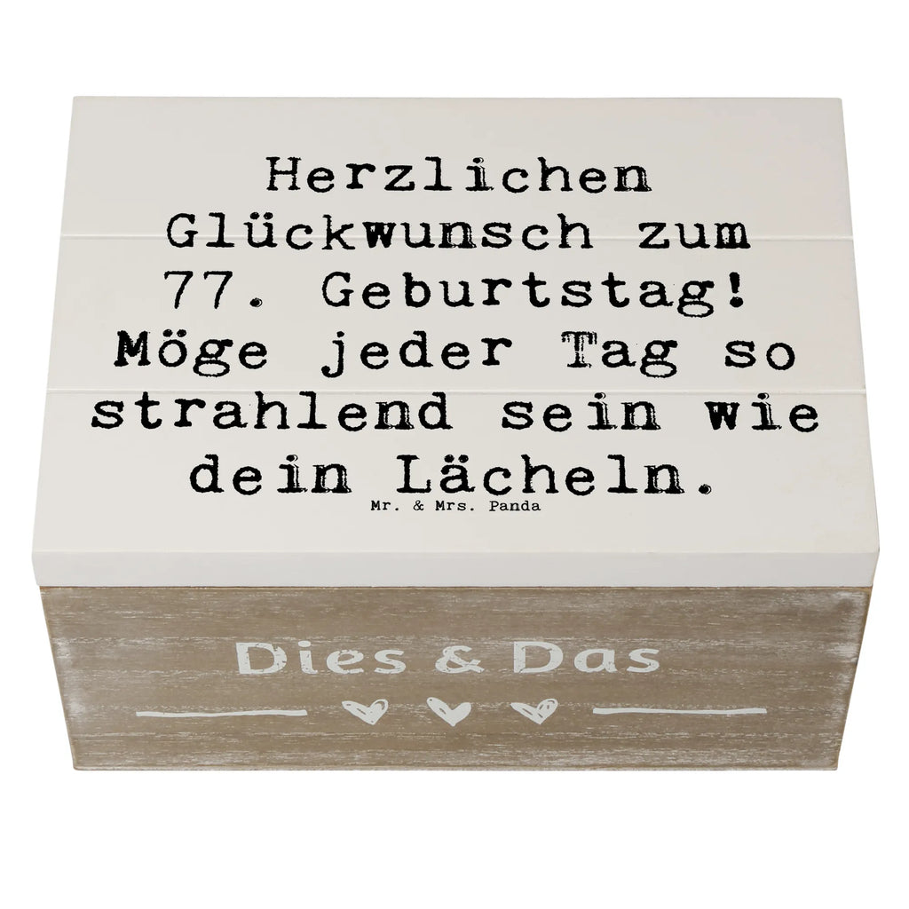 Holzkiste Spruch 77. Geburtstag Strahlen Holzkiste, Kiste, Schatzkiste, Truhe, Schatulle, XXL, Erinnerungsbox, Erinnerungskiste, Dekokiste, Aufbewahrungsbox, Geschenkbox, Geschenkdose, Geburtstag, Geburtstagsgeschenk, Geschenk