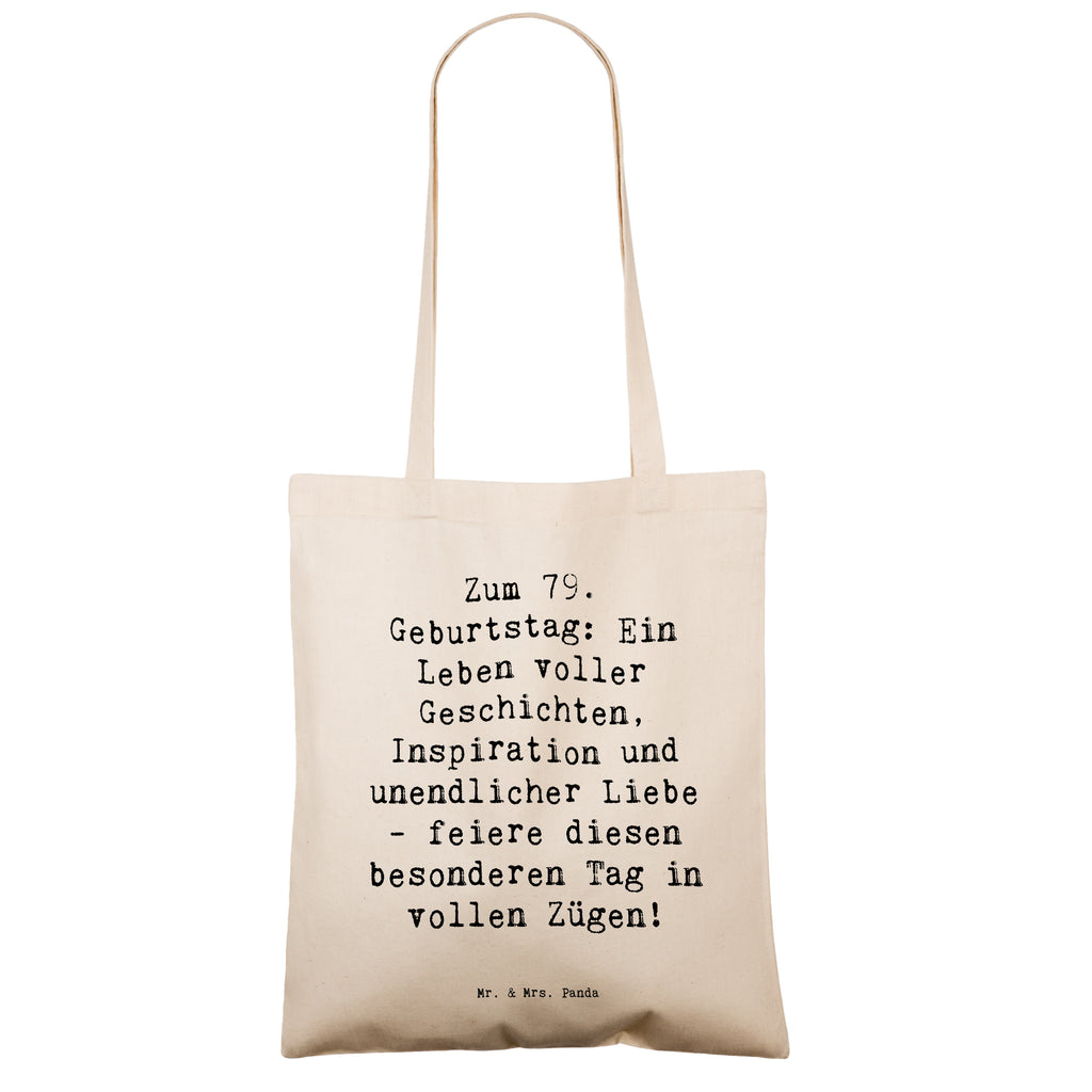 Tragetasche Spruch 79. Geburtstag Beuteltasche, Beutel, Einkaufstasche, Jutebeutel, Stoffbeutel, Tasche, Shopper, Umhängetasche, Strandtasche, Schultertasche, Stofftasche, Tragetasche, Badetasche, Jutetasche, Einkaufstüte, Laptoptasche, Geburtstag, Geburtstagsgeschenk, Geschenk