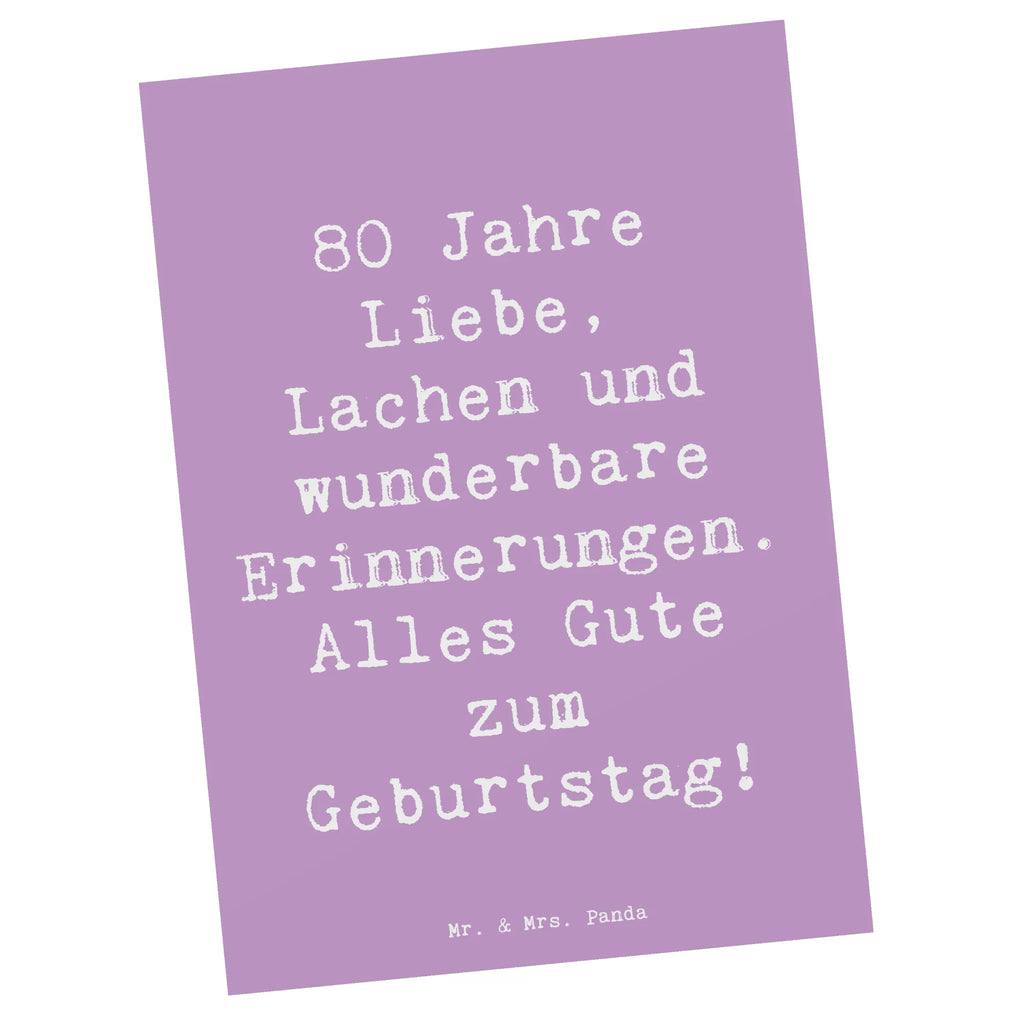 Postkarte Spruch 80. Geburtstag Postkarte, Karte, Geschenkkarte, Grußkarte, Einladung, Ansichtskarte, Geburtstagskarte, Einladungskarte, Dankeskarte, Ansichtskarten, Einladung Geburtstag, Einladungskarten Geburtstag, Geburtstag, Geburtstagsgeschenk, Geschenk