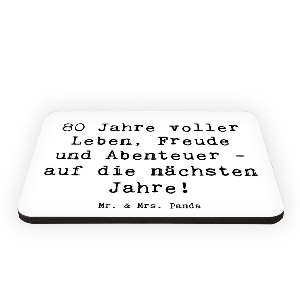 Magnet Spruch 80. Geburtstag Abenteuer Kühlschrankmagnet, Pinnwandmagnet, Souvenir Magnet, Motivmagnete, Dekomagnet, Whiteboard Magnet, Notiz Magnet, Kühlschrank Dekoration, Geburtstag, Geburtstagsgeschenk, Geschenk