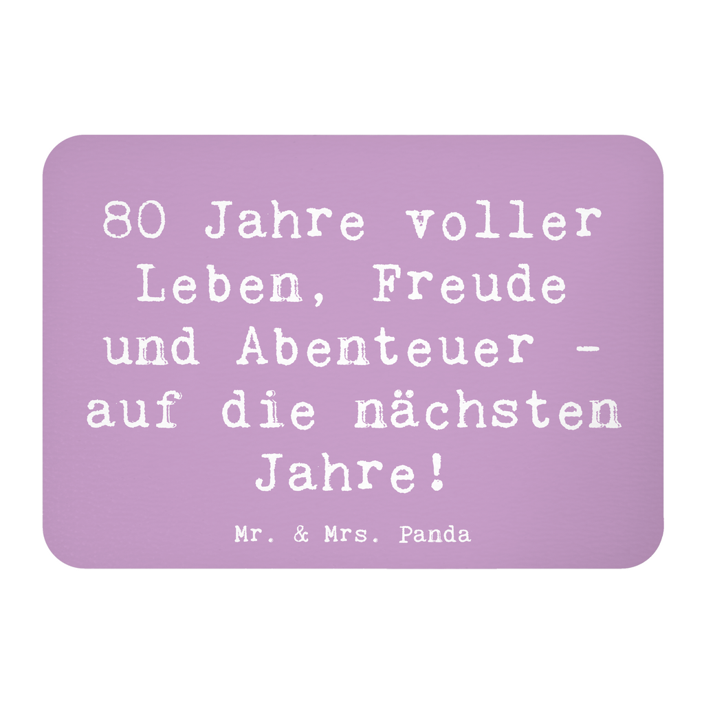 Magnet Spruch 80. Geburtstag Abenteuer Kühlschrankmagnet, Pinnwandmagnet, Souvenir Magnet, Motivmagnete, Dekomagnet, Whiteboard Magnet, Notiz Magnet, Kühlschrank Dekoration, Geburtstag, Geburtstagsgeschenk, Geschenk