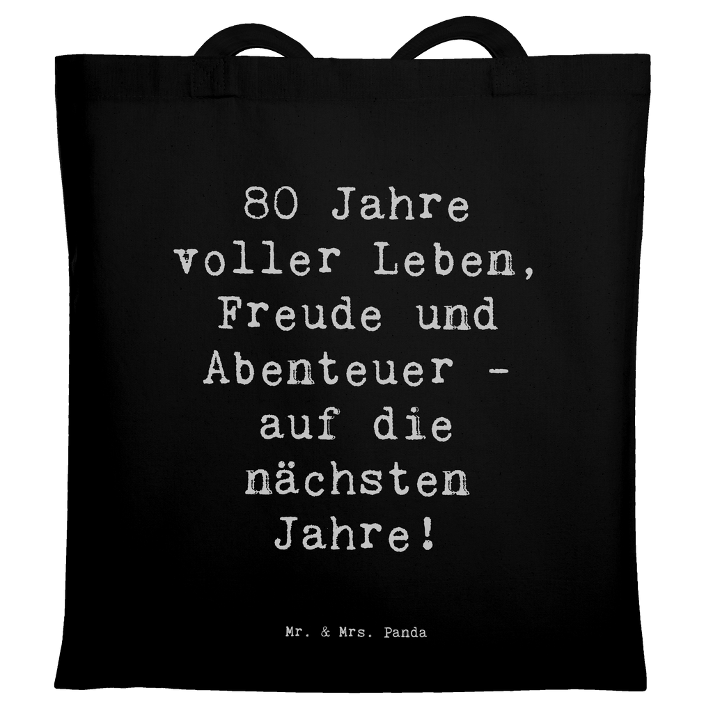 Tragetasche Spruch 80. Geburtstag Abenteuer Beuteltasche, Beutel, Einkaufstasche, Jutebeutel, Stoffbeutel, Tasche, Shopper, Umhängetasche, Strandtasche, Schultertasche, Stofftasche, Tragetasche, Badetasche, Jutetasche, Einkaufstüte, Laptoptasche, Geburtstag, Geburtstagsgeschenk, Geschenk