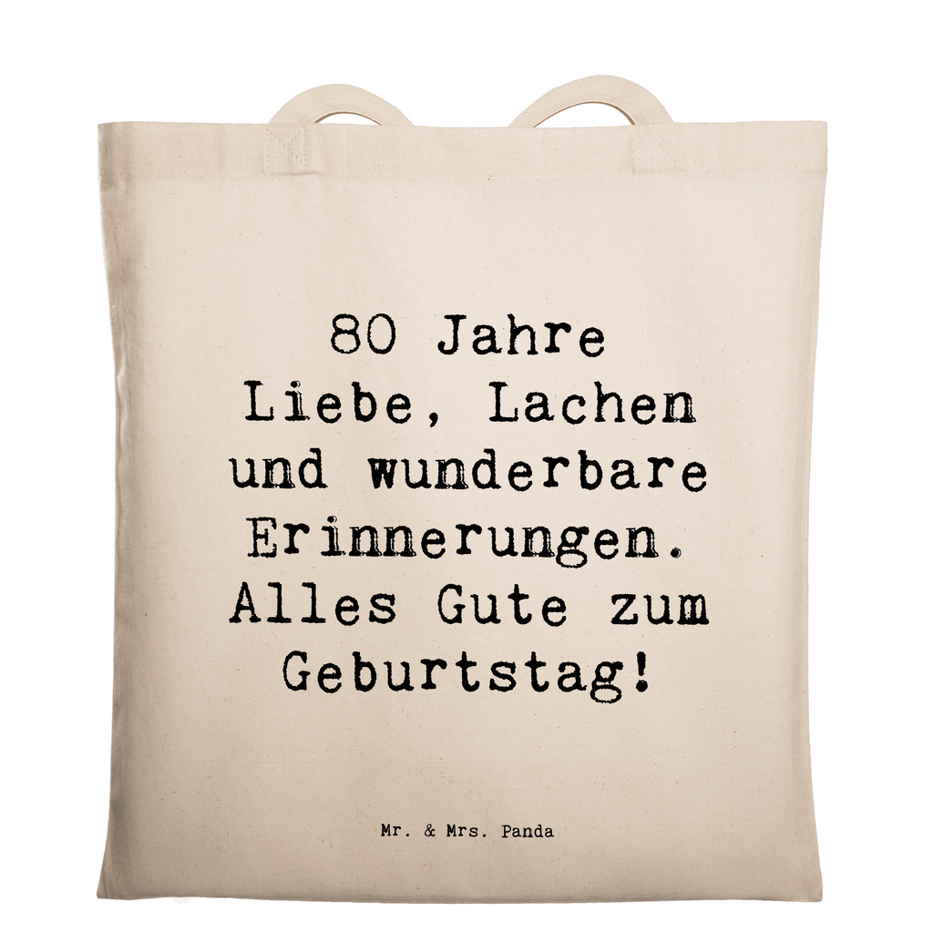 Tragetasche Spruch 80. Geburtstag Beuteltasche, Beutel, Einkaufstasche, Jutebeutel, Stoffbeutel, Tasche, Shopper, Umhängetasche, Strandtasche, Schultertasche, Stofftasche, Tragetasche, Badetasche, Jutetasche, Einkaufstüte, Laptoptasche, Geburtstag, Geburtstagsgeschenk, Geschenk