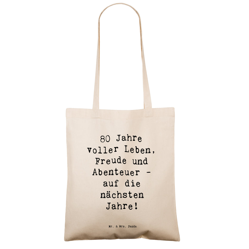 Tragetasche Spruch 80. Geburtstag Abenteuer Beuteltasche, Beutel, Einkaufstasche, Jutebeutel, Stoffbeutel, Tasche, Shopper, Umhängetasche, Strandtasche, Schultertasche, Stofftasche, Tragetasche, Badetasche, Jutetasche, Einkaufstüte, Laptoptasche, Geburtstag, Geburtstagsgeschenk, Geschenk