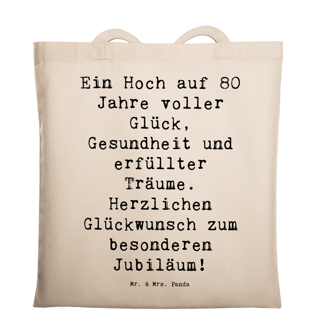 Tragetasche Spruch 80. Geburtstag Freude Beuteltasche, Beutel, Einkaufstasche, Jutebeutel, Stoffbeutel, Tasche, Shopper, Umhängetasche, Strandtasche, Schultertasche, Stofftasche, Tragetasche, Badetasche, Jutetasche, Einkaufstüte, Laptoptasche, Geburtstag, Geburtstagsgeschenk, Geschenk