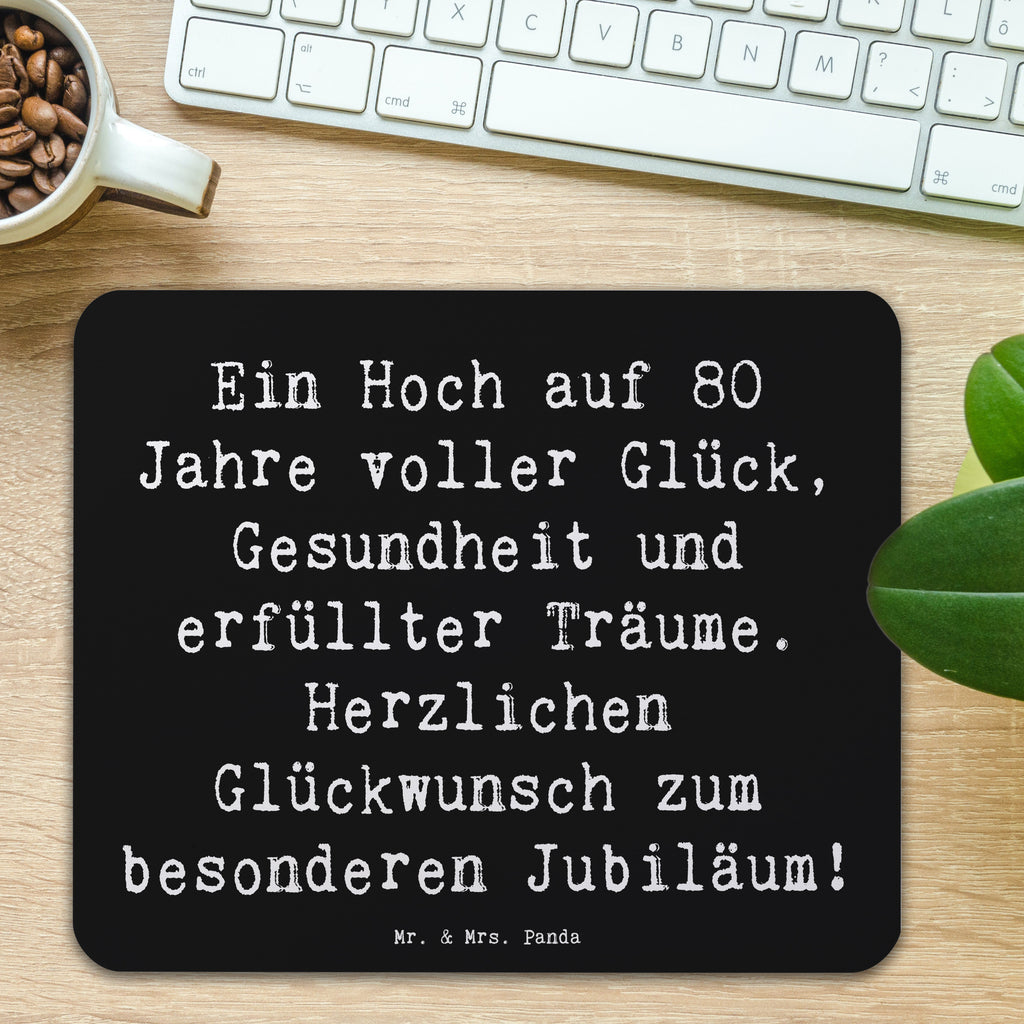 Mauspad Spruch 80. Geburtstag Freude Mousepad, Computer zubehör, Büroausstattung, PC Zubehör, Arbeitszimmer, Mauspad, Einzigartiges Mauspad, Designer Mauspad, Mausunterlage, Mauspad Büro, Geburtstag, Geburtstagsgeschenk, Geschenk