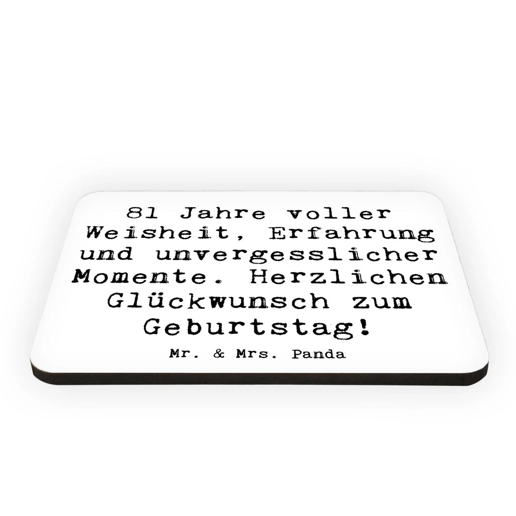 Magnet Spruch 81. Geburtstag Kühlschrankmagnet, Pinnwandmagnet, Souvenir Magnet, Motivmagnete, Dekomagnet, Whiteboard Magnet, Notiz Magnet, Kühlschrank Dekoration, Geburtstag, Geburtstagsgeschenk, Geschenk