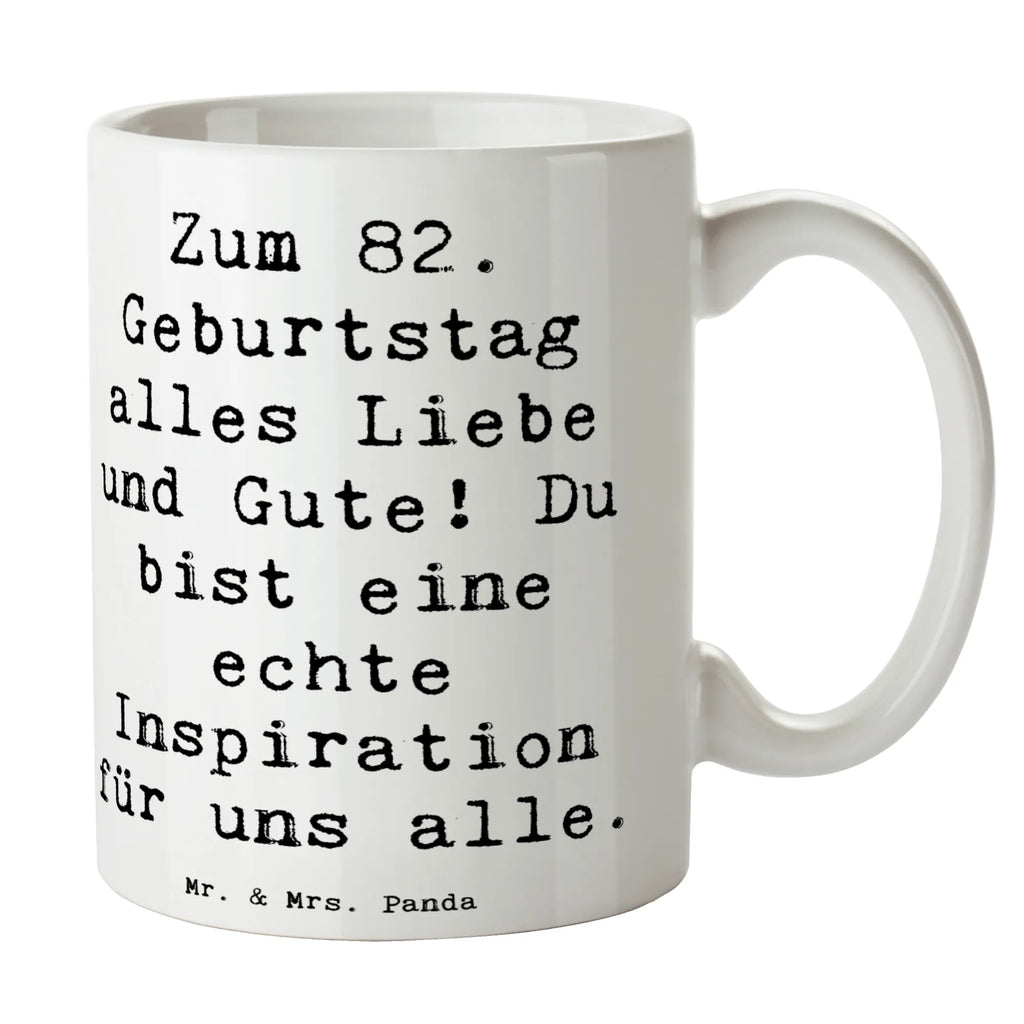 Tasse Spruch 82. Geburtstag Tasse, Kaffeetasse, Teetasse, Becher, Kaffeebecher, Teebecher, Keramiktasse, Porzellantasse, Büro Tasse, Geschenk Tasse, Tasse Sprüche, Tasse Motive, Kaffeetassen, Tasse bedrucken, Designer Tasse, Cappuccino Tassen, Schöne Teetassen, Geburtstag, Geburtstagsgeschenk, Geschenk