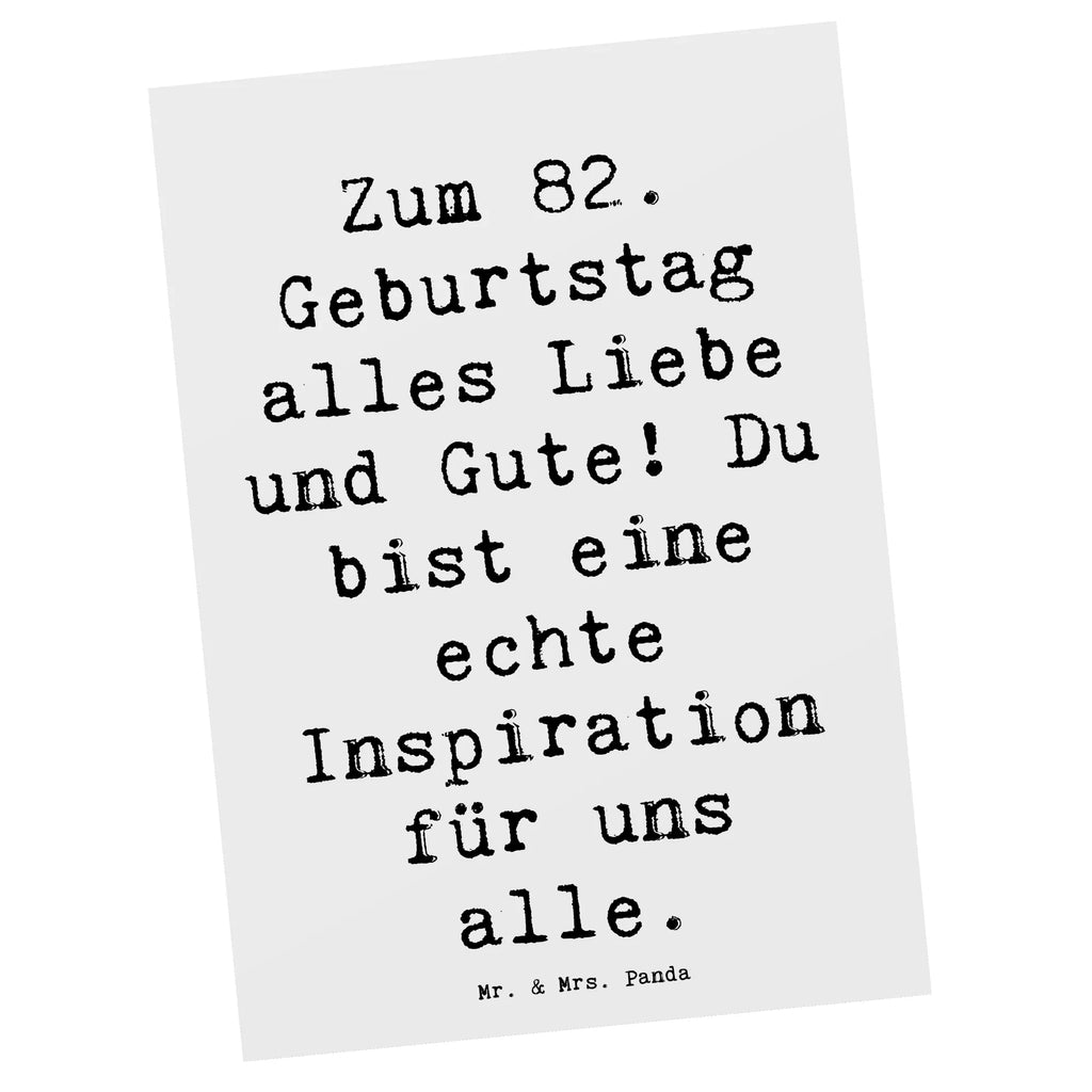 Postkarte Spruch 82. Geburtstag Postkarte, Karte, Geschenkkarte, Grußkarte, Einladung, Ansichtskarte, Geburtstagskarte, Einladungskarte, Dankeskarte, Ansichtskarten, Einladung Geburtstag, Einladungskarten Geburtstag, Geburtstag, Geburtstagsgeschenk, Geschenk