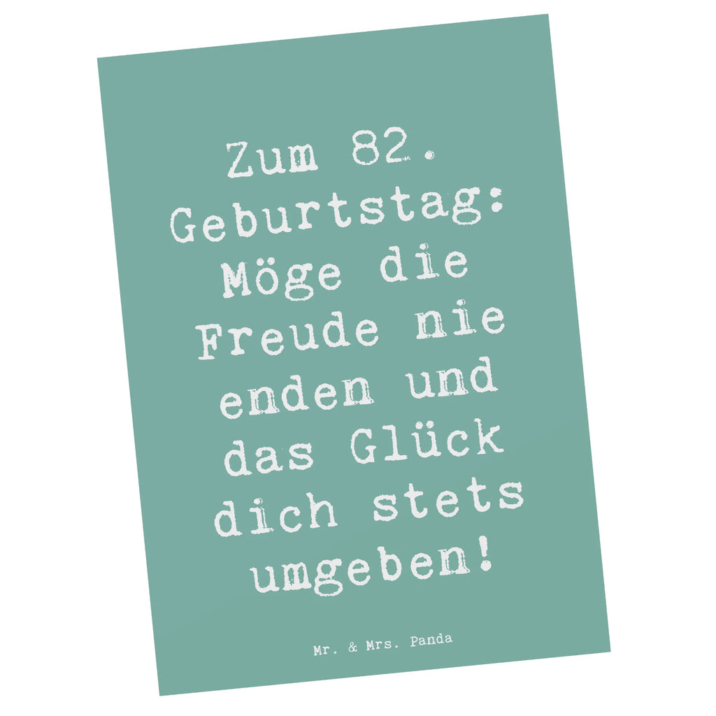 Postkarte Spruch 82. Geburtstag Freude Postkarte, Karte, Geschenkkarte, Grußkarte, Einladung, Ansichtskarte, Geburtstagskarte, Einladungskarte, Dankeskarte, Ansichtskarten, Einladung Geburtstag, Einladungskarten Geburtstag, Geburtstag, Geburtstagsgeschenk, Geschenk