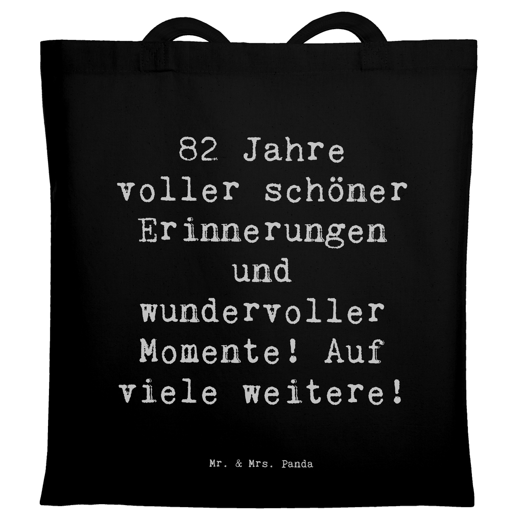 Tragetasche Spruch 82. Geburtstag Beuteltasche, Beutel, Einkaufstasche, Jutebeutel, Stoffbeutel, Tasche, Shopper, Umhängetasche, Strandtasche, Schultertasche, Stofftasche, Tragetasche, Badetasche, Jutetasche, Einkaufstüte, Laptoptasche, Geburtstag, Geburtstagsgeschenk, Geschenk