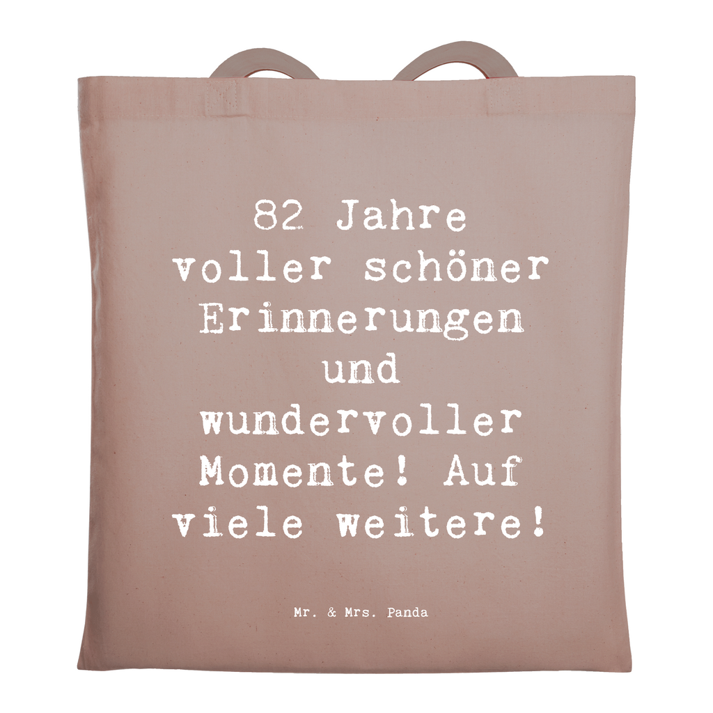 Tragetasche Spruch 82. Geburtstag Beuteltasche, Beutel, Einkaufstasche, Jutebeutel, Stoffbeutel, Tasche, Shopper, Umhängetasche, Strandtasche, Schultertasche, Stofftasche, Tragetasche, Badetasche, Jutetasche, Einkaufstüte, Laptoptasche, Geburtstag, Geburtstagsgeschenk, Geschenk