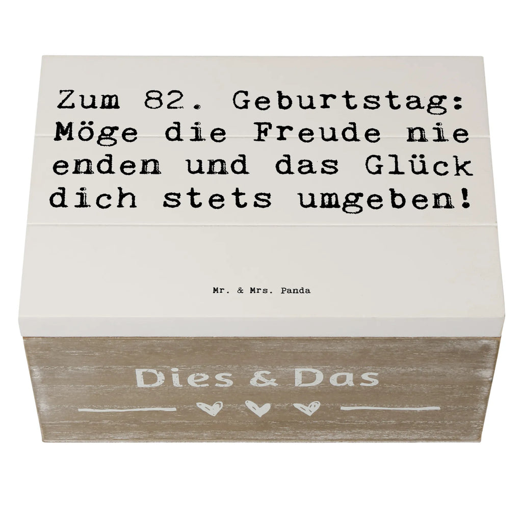 Holzkiste Spruch 82. Geburtstag Freude Holzkiste, Kiste, Schatzkiste, Truhe, Schatulle, XXL, Erinnerungsbox, Erinnerungskiste, Dekokiste, Aufbewahrungsbox, Geschenkbox, Geschenkdose, Geburtstag, Geburtstagsgeschenk, Geschenk