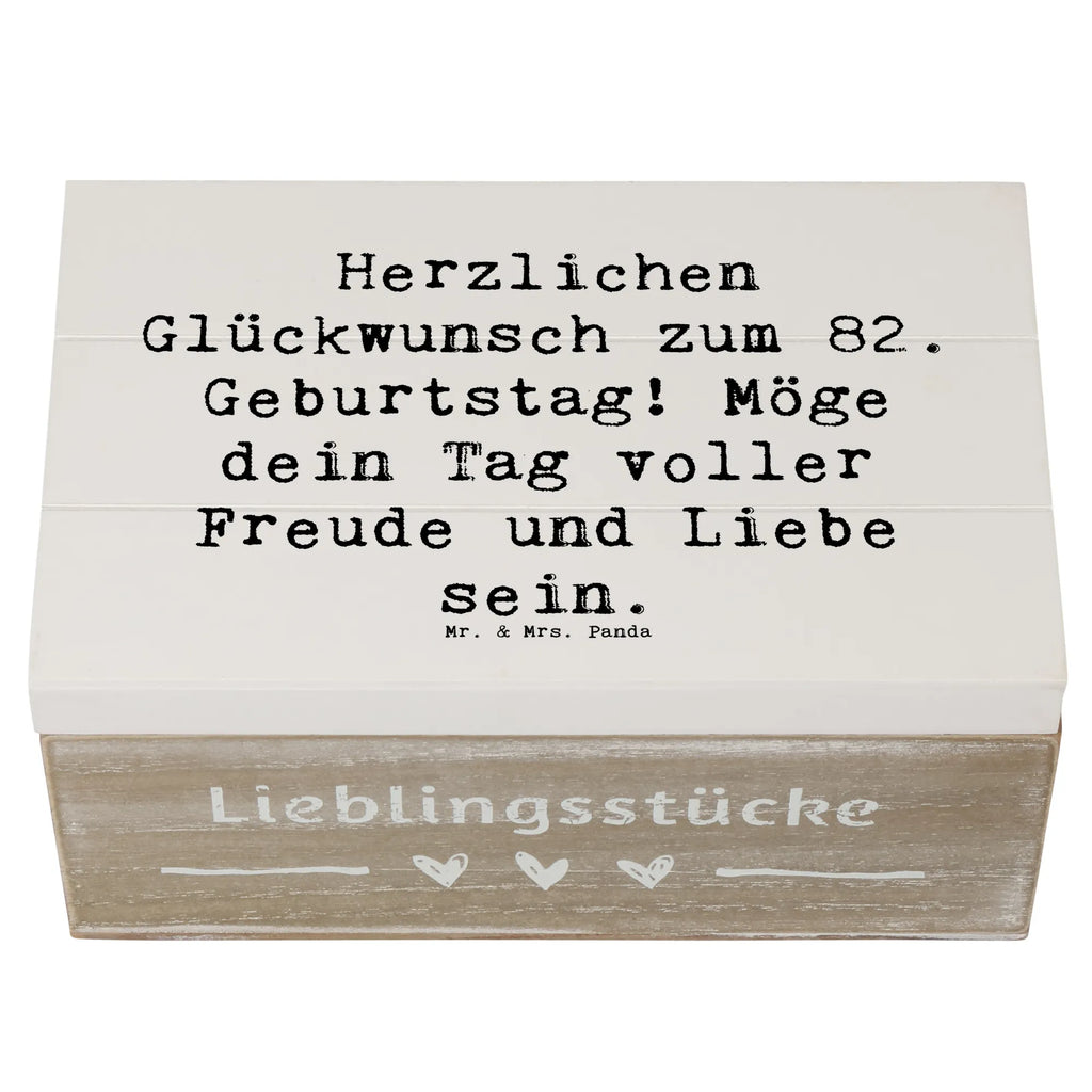 Holzkiste Spruch 82. Geburtstag Holzkiste, Kiste, Schatzkiste, Truhe, Schatulle, XXL, Erinnerungsbox, Erinnerungskiste, Dekokiste, Aufbewahrungsbox, Geschenkbox, Geschenkdose, Geburtstag, Geburtstagsgeschenk, Geschenk