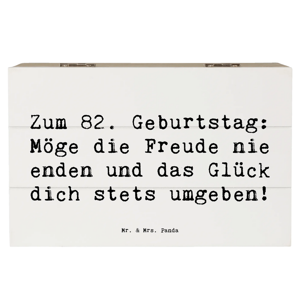 Holzkiste Spruch 82. Geburtstag Freude Holzkiste, Kiste, Schatzkiste, Truhe, Schatulle, XXL, Erinnerungsbox, Erinnerungskiste, Dekokiste, Aufbewahrungsbox, Geschenkbox, Geschenkdose, Geburtstag, Geburtstagsgeschenk, Geschenk