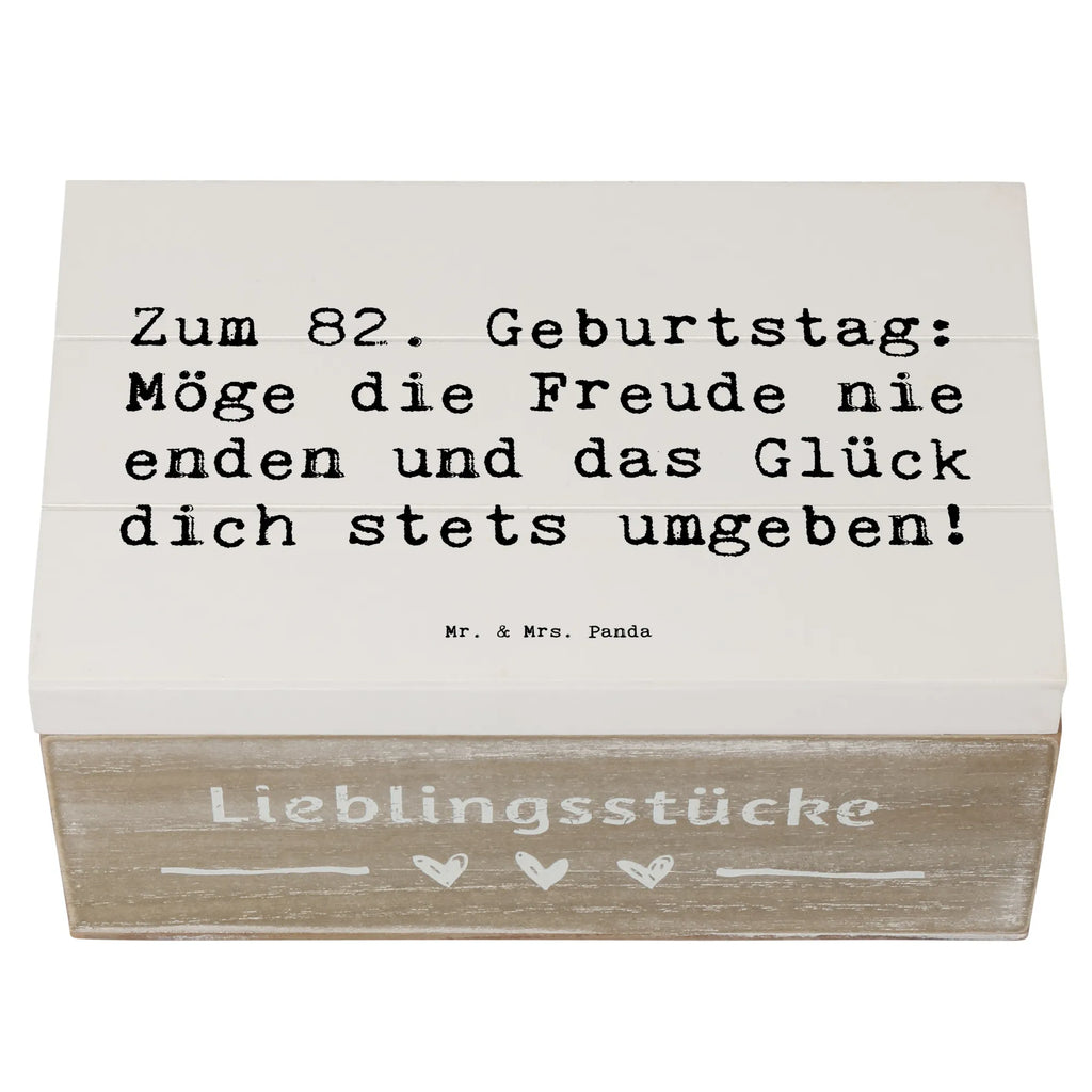 Holzkiste Spruch 82. Geburtstag Freude Holzkiste, Kiste, Schatzkiste, Truhe, Schatulle, XXL, Erinnerungsbox, Erinnerungskiste, Dekokiste, Aufbewahrungsbox, Geschenkbox, Geschenkdose, Geburtstag, Geburtstagsgeschenk, Geschenk