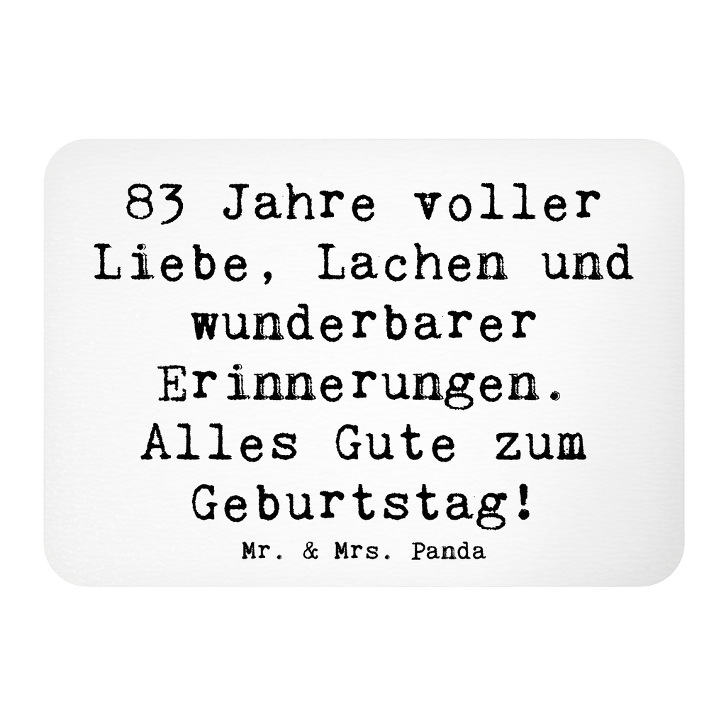 Magnet Spruch 83. Geburtstag Kühlschrankmagnet, Pinnwandmagnet, Souvenir Magnet, Motivmagnete, Dekomagnet, Whiteboard Magnet, Notiz Magnet, Kühlschrank Dekoration, Geburtstag, Geburtstagsgeschenk, Geschenk