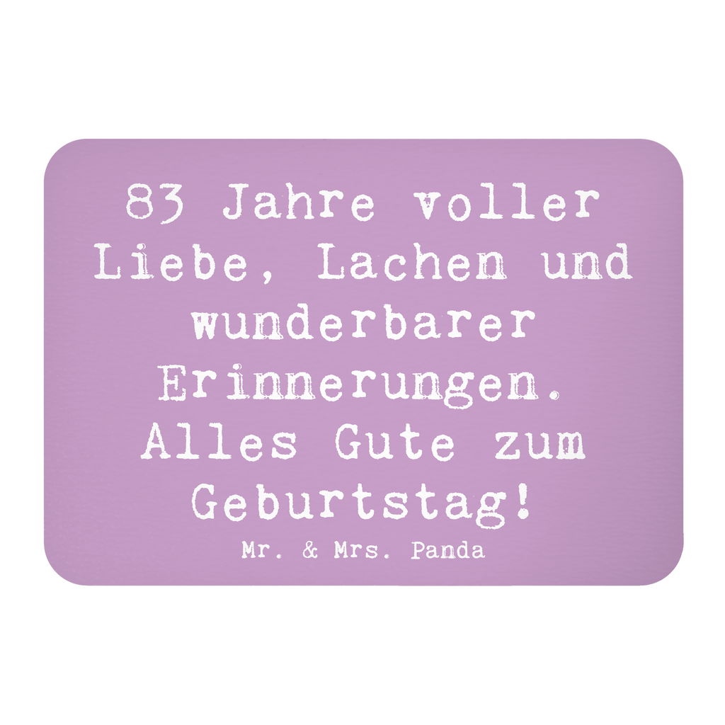 Magnet Spruch 83. Geburtstag Kühlschrankmagnet, Pinnwandmagnet, Souvenir Magnet, Motivmagnete, Dekomagnet, Whiteboard Magnet, Notiz Magnet, Kühlschrank Dekoration, Geburtstag, Geburtstagsgeschenk, Geschenk