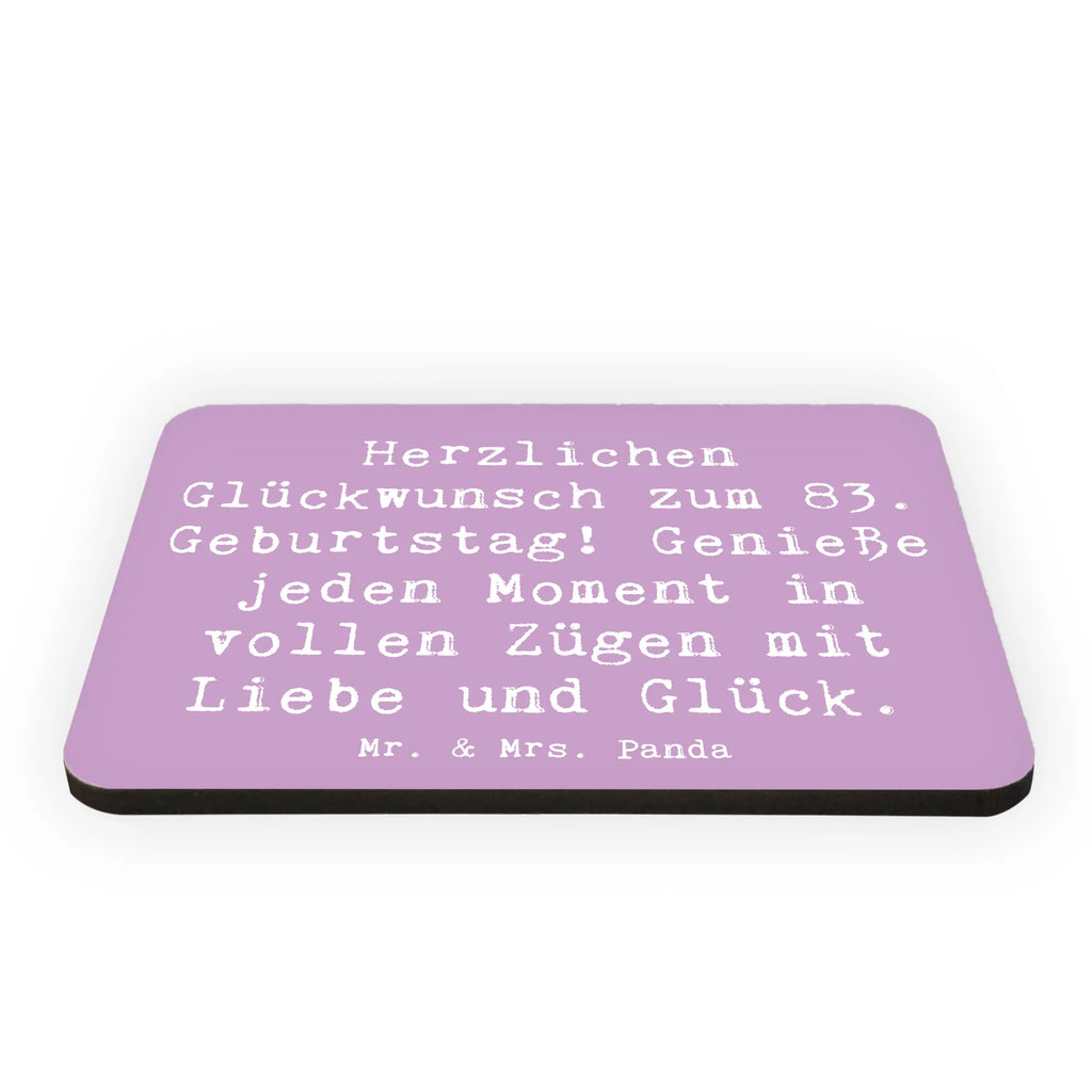 Magnet Spruch 83. Geburtstag Liebe Glück Kühlschrankmagnet, Pinnwandmagnet, Souvenir Magnet, Motivmagnete, Dekomagnet, Whiteboard Magnet, Notiz Magnet, Kühlschrank Dekoration, Geburtstag, Geburtstagsgeschenk, Geschenk