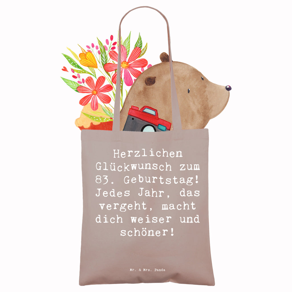 Tragetasche Spruch 83. Geburtstag Classic Beuteltasche, Beutel, Einkaufstasche, Jutebeutel, Stoffbeutel, Tasche, Shopper, Umhängetasche, Strandtasche, Schultertasche, Stofftasche, Tragetasche, Badetasche, Jutetasche, Einkaufstüte, Laptoptasche, Geburtstag, Geburtstagsgeschenk, Geschenk