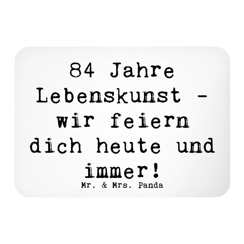 Magnet Spruch 84. Geburtstag Lebenskunst Kühlschrankmagnet, Pinnwandmagnet, Souvenir Magnet, Motivmagnete, Dekomagnet, Whiteboard Magnet, Notiz Magnet, Kühlschrank Dekoration, Geburtstag, Geburtstagsgeschenk, Geschenk