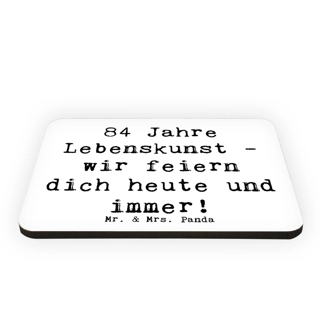 Magnet Spruch 84. Geburtstag Lebenskunst Kühlschrankmagnet, Pinnwandmagnet, Souvenir Magnet, Motivmagnete, Dekomagnet, Whiteboard Magnet, Notiz Magnet, Kühlschrank Dekoration, Geburtstag, Geburtstagsgeschenk, Geschenk