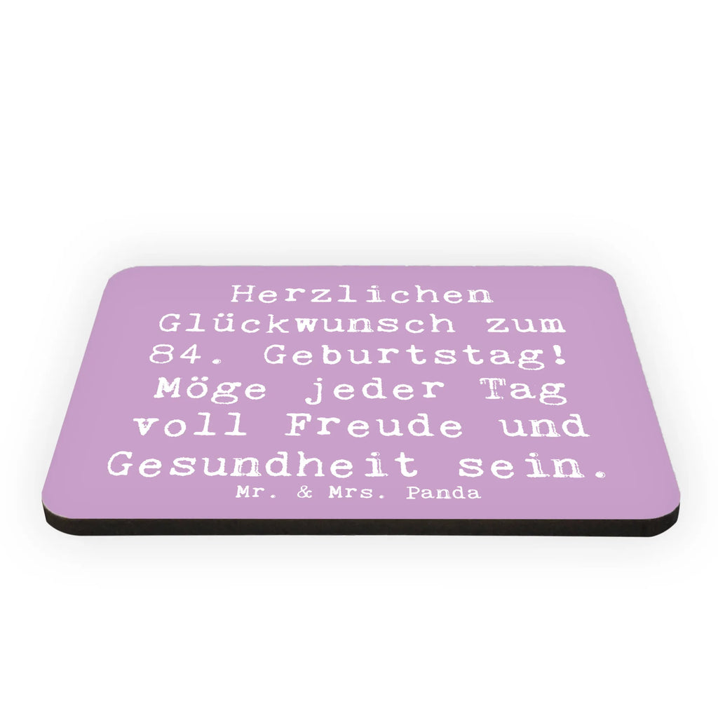 Magnet Spruch 84. Geburtstag Kühlschrankmagnet, Pinnwandmagnet, Souvenir Magnet, Motivmagnete, Dekomagnet, Whiteboard Magnet, Notiz Magnet, Kühlschrank Dekoration, Geburtstag, Geburtstagsgeschenk, Geschenk