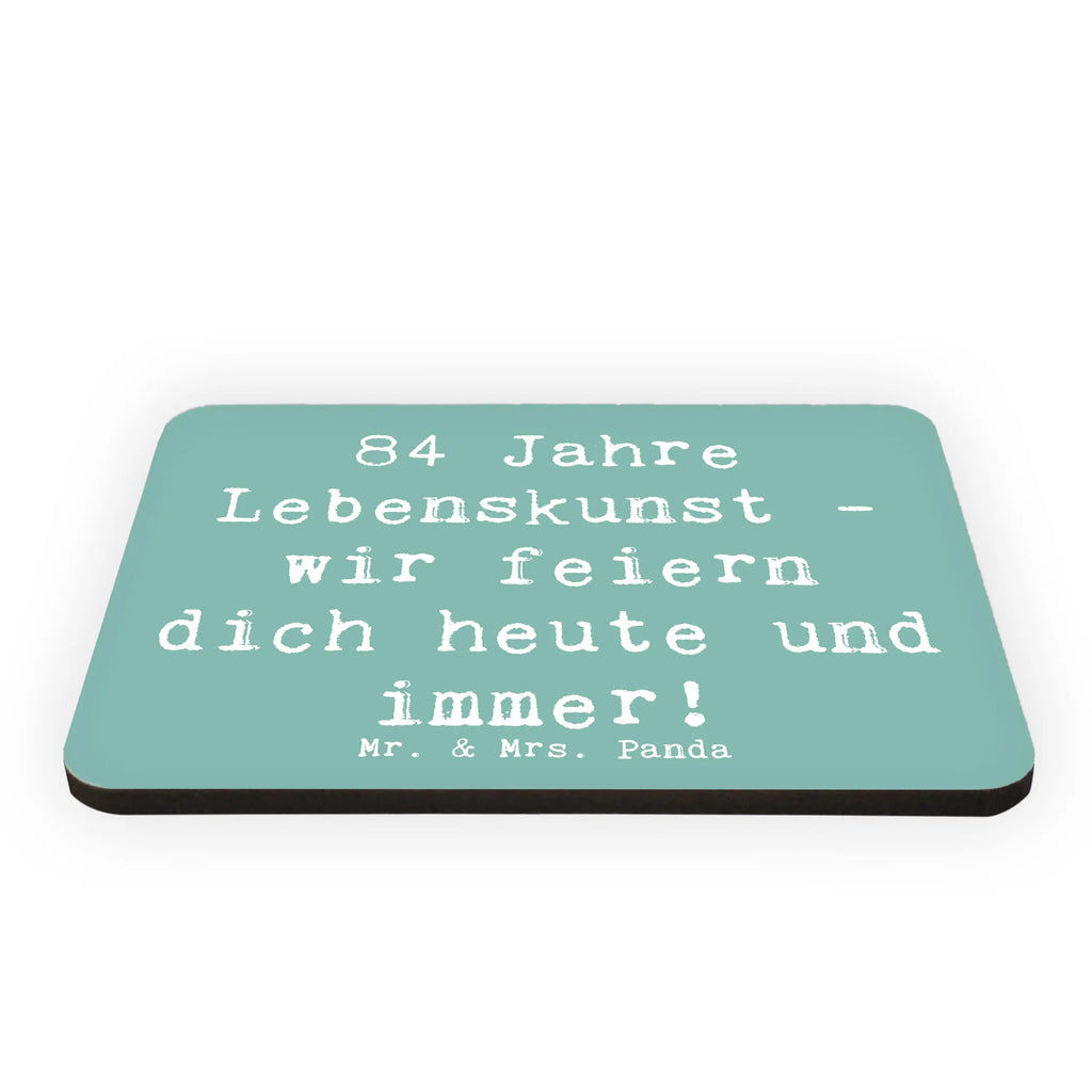 Magnet Spruch 84. Geburtstag Lebenskunst Kühlschrankmagnet, Pinnwandmagnet, Souvenir Magnet, Motivmagnete, Dekomagnet, Whiteboard Magnet, Notiz Magnet, Kühlschrank Dekoration, Geburtstag, Geburtstagsgeschenk, Geschenk