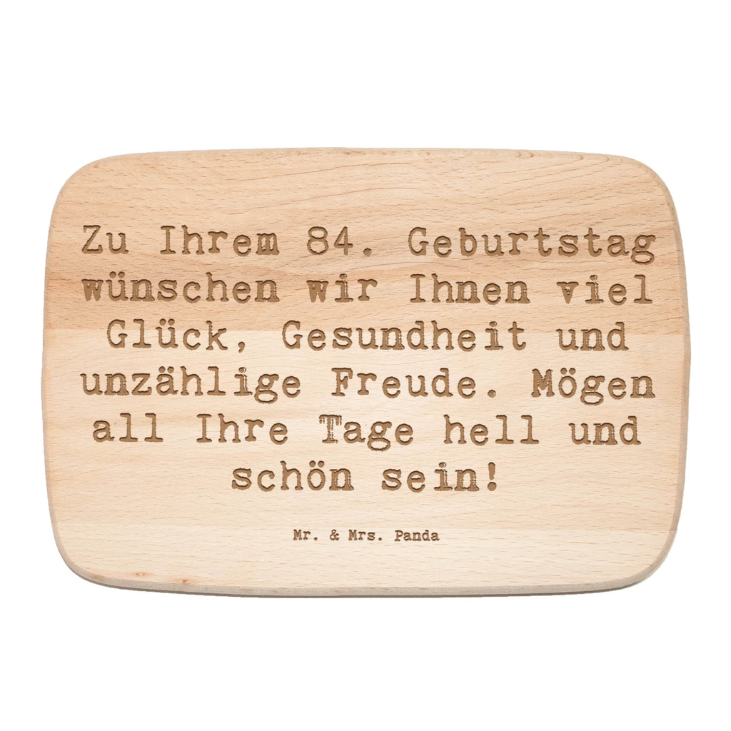 Frühstücksbrett Spruch 84. Geburtstag Glückwünsche Frühstücksbrett, Holzbrett, Schneidebrett, Schneidebrett Holz, Frühstücksbrettchen, Küchenbrett, Geburtstag, Geburtstagsgeschenk, Geschenk