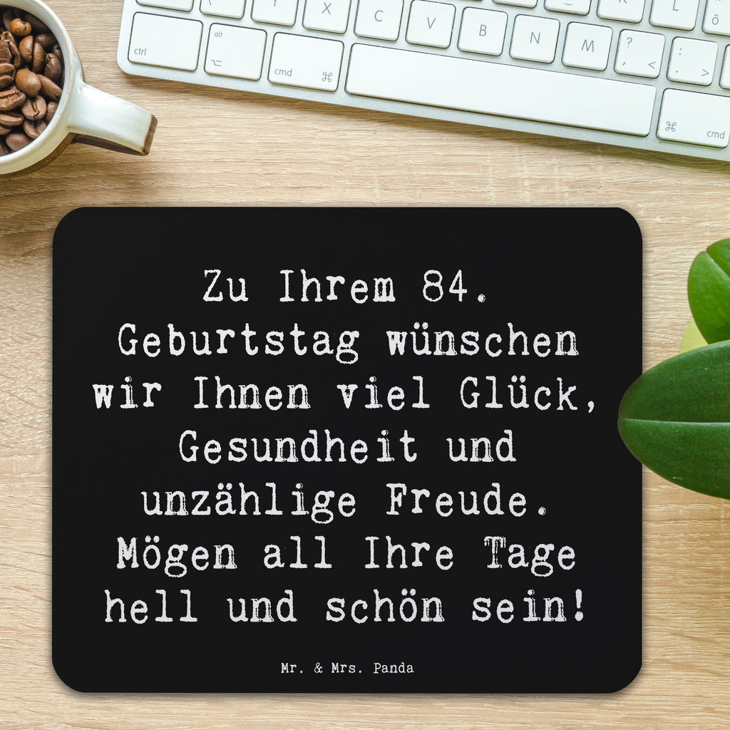 Mauspad Spruch 84. Geburtstag Glückwünsche Mousepad, Computer zubehör, Büroausstattung, PC Zubehör, Arbeitszimmer, Mauspad, Einzigartiges Mauspad, Designer Mauspad, Mausunterlage, Mauspad Büro, Geburtstag, Geburtstagsgeschenk, Geschenk