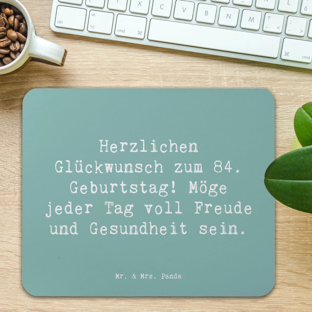 Mauspad Spruch 84. Geburtstag Mousepad, Computer zubehör, Büroausstattung, PC Zubehör, Arbeitszimmer, Mauspad, Einzigartiges Mauspad, Designer Mauspad, Mausunterlage, Mauspad Büro, Geburtstag, Geburtstagsgeschenk, Geschenk