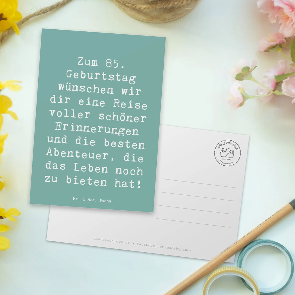 Postkarte Spruch 85. Geburtstag Postkarte, Karte, Geschenkkarte, Grußkarte, Einladung, Ansichtskarte, Geburtstagskarte, Einladungskarte, Dankeskarte, Ansichtskarten, Einladung Geburtstag, Einladungskarten Geburtstag, Geburtstag, Geburtstagsgeschenk, Geschenk