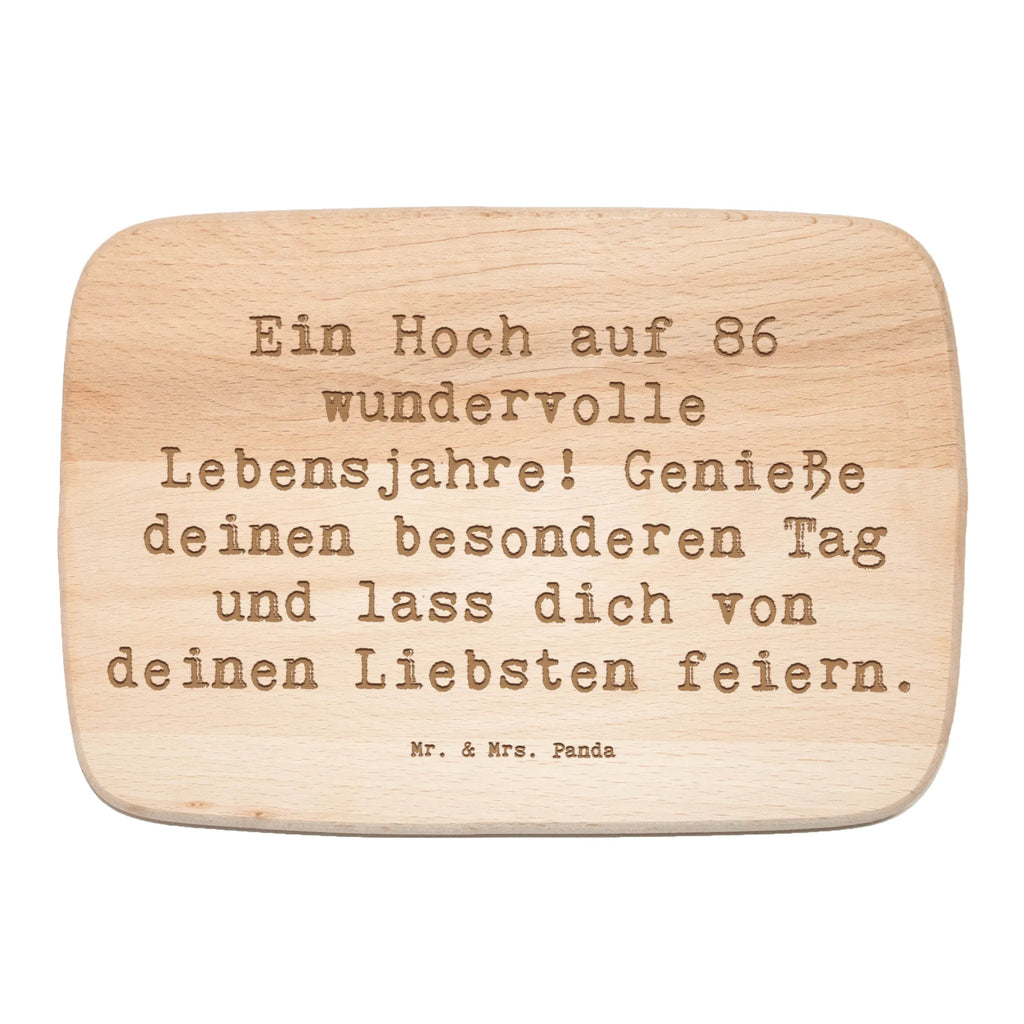 Frühstücksbrett Spruch 86. Geburtstag Frühstücksbrett, Holzbrett, Schneidebrett, Schneidebrett Holz, Frühstücksbrettchen, Küchenbrett, Geburtstag, Geburtstagsgeschenk, Geschenk