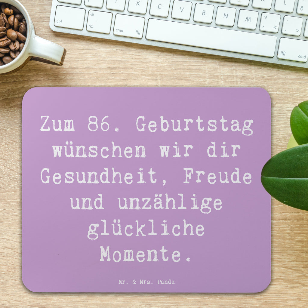 Mauspad Spruch 86. Geburtstag Wünsche Mousepad, Computer zubehör, Büroausstattung, PC Zubehör, Arbeitszimmer, Mauspad, Einzigartiges Mauspad, Designer Mauspad, Mausunterlage, Mauspad Büro, Geburtstag, Geburtstagsgeschenk, Geschenk