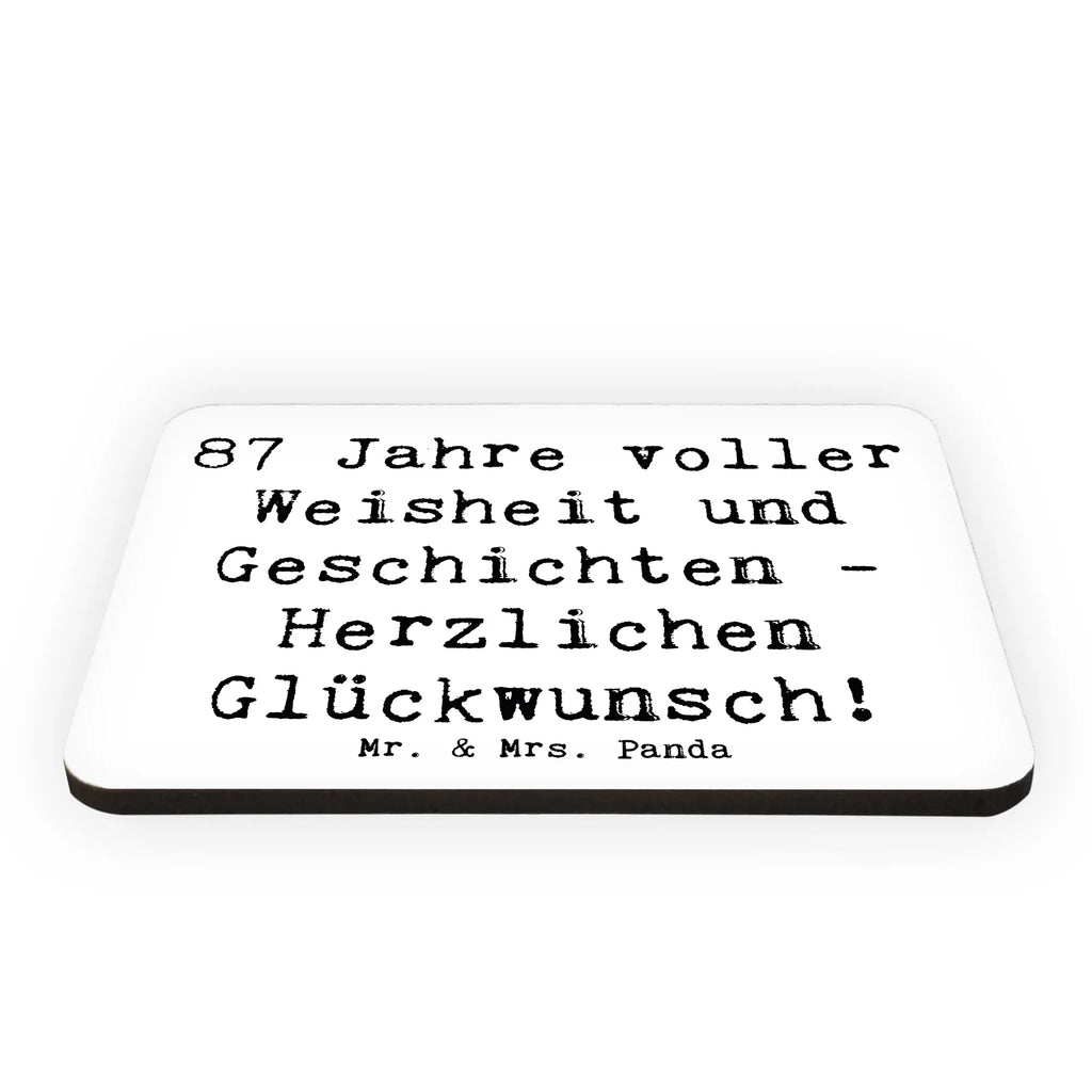 Magnet Spruch 87. Geburtstag Weisheit Kühlschrankmagnet, Pinnwandmagnet, Souvenir Magnet, Motivmagnete, Dekomagnet, Whiteboard Magnet, Notiz Magnet, Kühlschrank Dekoration, Geburtstag, Geburtstagsgeschenk, Geschenk