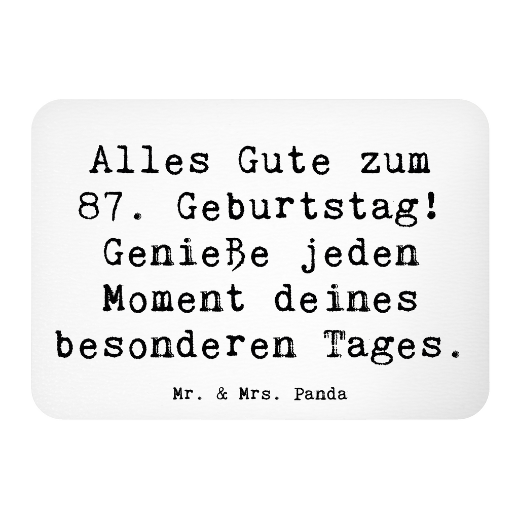 Magnet Spruch 87. Geburtstag Kühlschrankmagnet, Pinnwandmagnet, Souvenir Magnet, Motivmagnete, Dekomagnet, Whiteboard Magnet, Notiz Magnet, Kühlschrank Dekoration, Geburtstag, Geburtstagsgeschenk, Geschenk