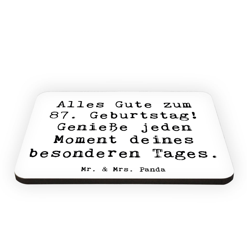 Magnet Spruch 87. Geburtstag Kühlschrankmagnet, Pinnwandmagnet, Souvenir Magnet, Motivmagnete, Dekomagnet, Whiteboard Magnet, Notiz Magnet, Kühlschrank Dekoration, Geburtstag, Geburtstagsgeschenk, Geschenk