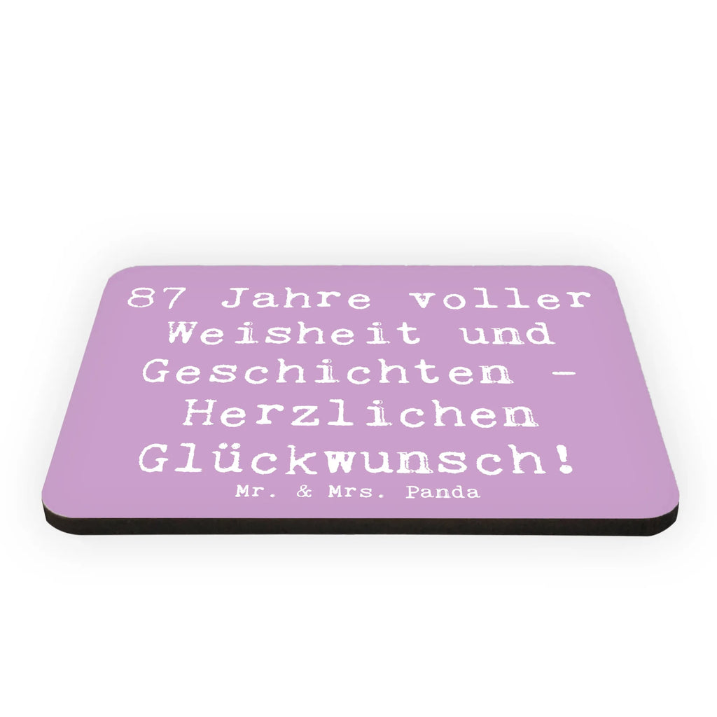 Magnet Spruch 87. Geburtstag Weisheit Kühlschrankmagnet, Pinnwandmagnet, Souvenir Magnet, Motivmagnete, Dekomagnet, Whiteboard Magnet, Notiz Magnet, Kühlschrank Dekoration, Geburtstag, Geburtstagsgeschenk, Geschenk