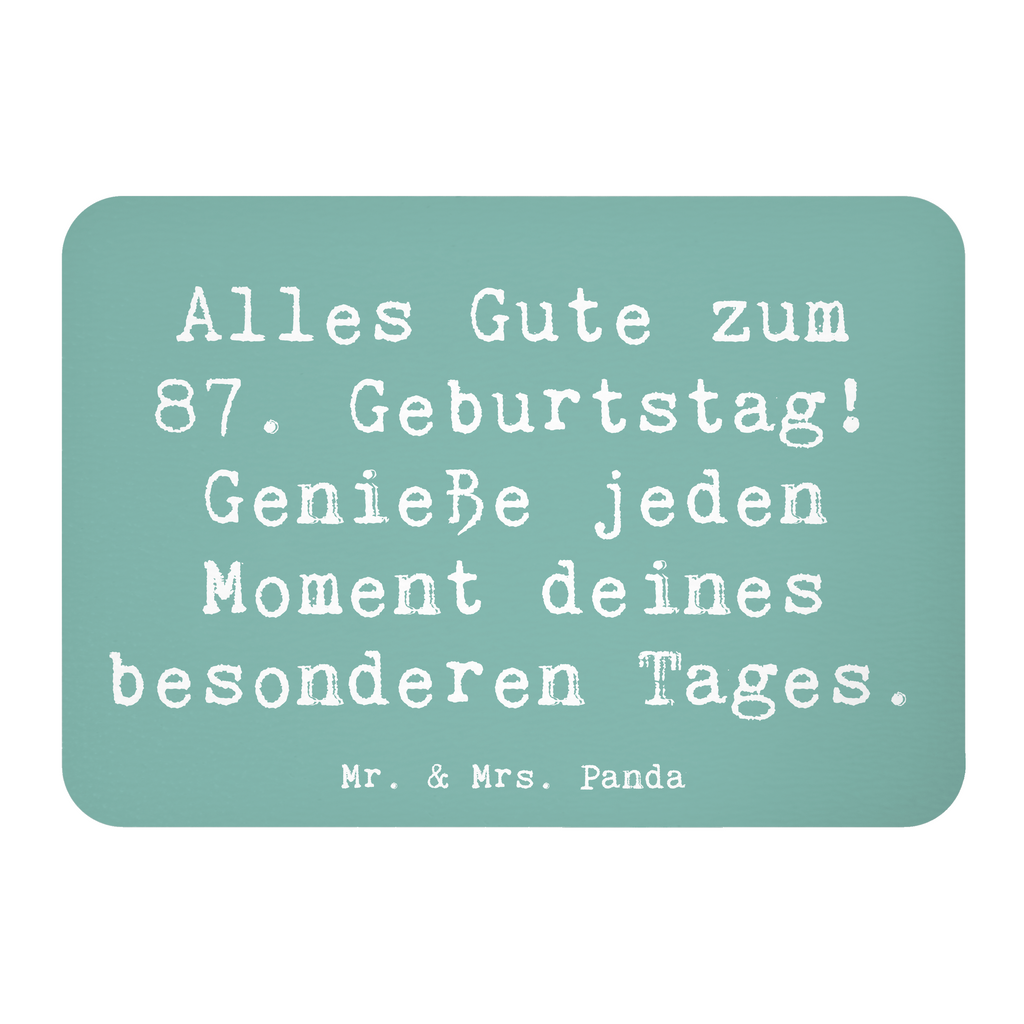 Magnet Spruch 87. Geburtstag Kühlschrankmagnet, Pinnwandmagnet, Souvenir Magnet, Motivmagnete, Dekomagnet, Whiteboard Magnet, Notiz Magnet, Kühlschrank Dekoration, Geburtstag, Geburtstagsgeschenk, Geschenk