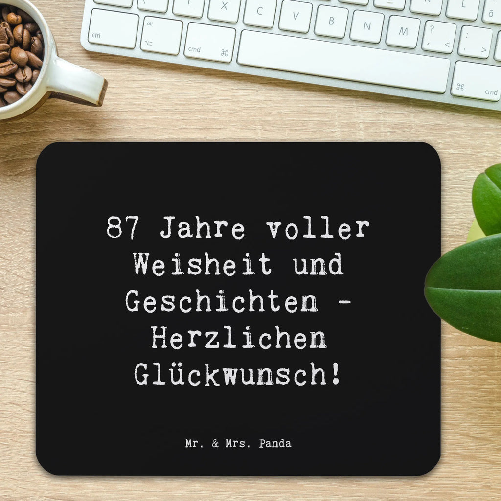 Mauspad Spruch 87. Geburtstag Weisheit Mousepad, Computer zubehör, Büroausstattung, PC Zubehör, Arbeitszimmer, Mauspad, Einzigartiges Mauspad, Designer Mauspad, Mausunterlage, Mauspad Büro, Geburtstag, Geburtstagsgeschenk, Geschenk