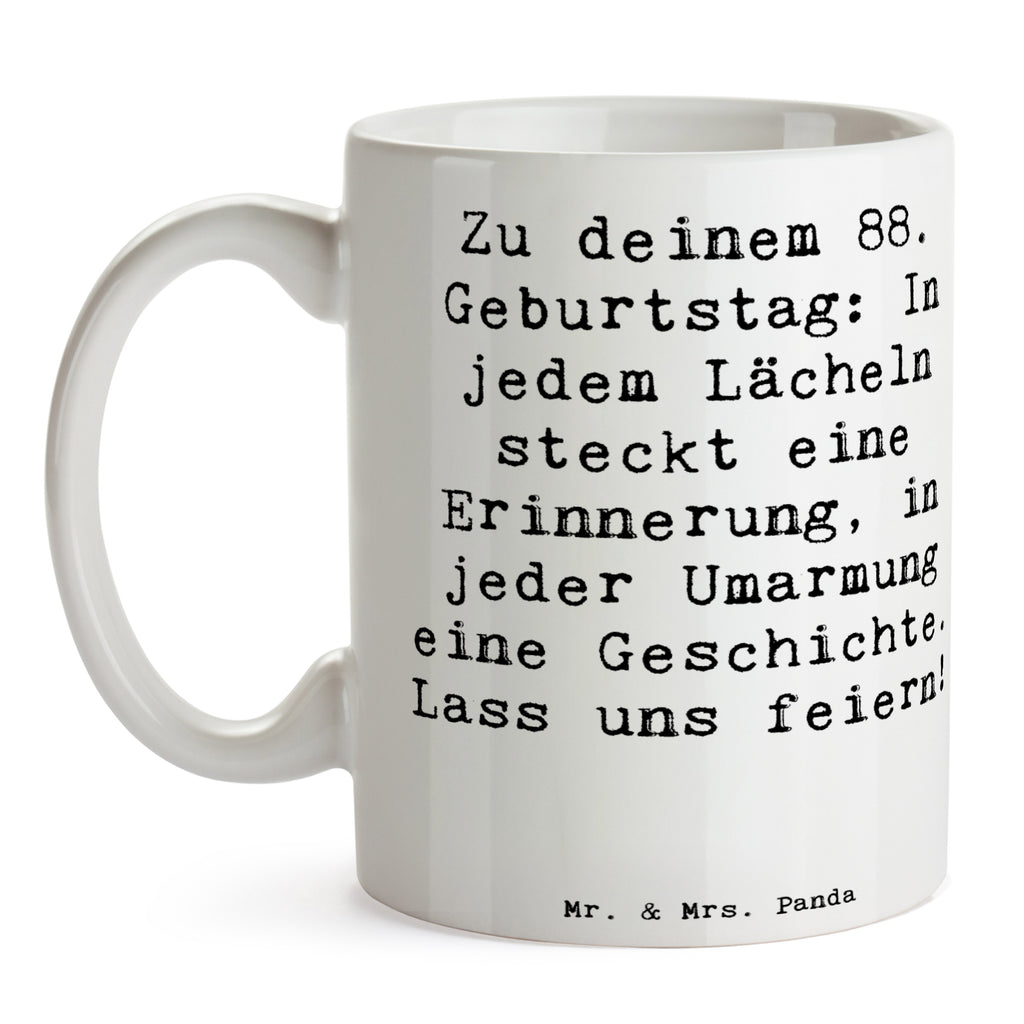 Tasse Spruch 88 Geburtstag Tasse, Kaffeetasse, Teetasse, Becher, Kaffeebecher, Teebecher, Keramiktasse, Porzellantasse, Büro Tasse, Geschenk Tasse, Tasse Sprüche, Tasse Motive, Kaffeetassen, Tasse bedrucken, Designer Tasse, Cappuccino Tassen, Schöne Teetassen, Geburtstag, Geburtstagsgeschenk, Geschenk