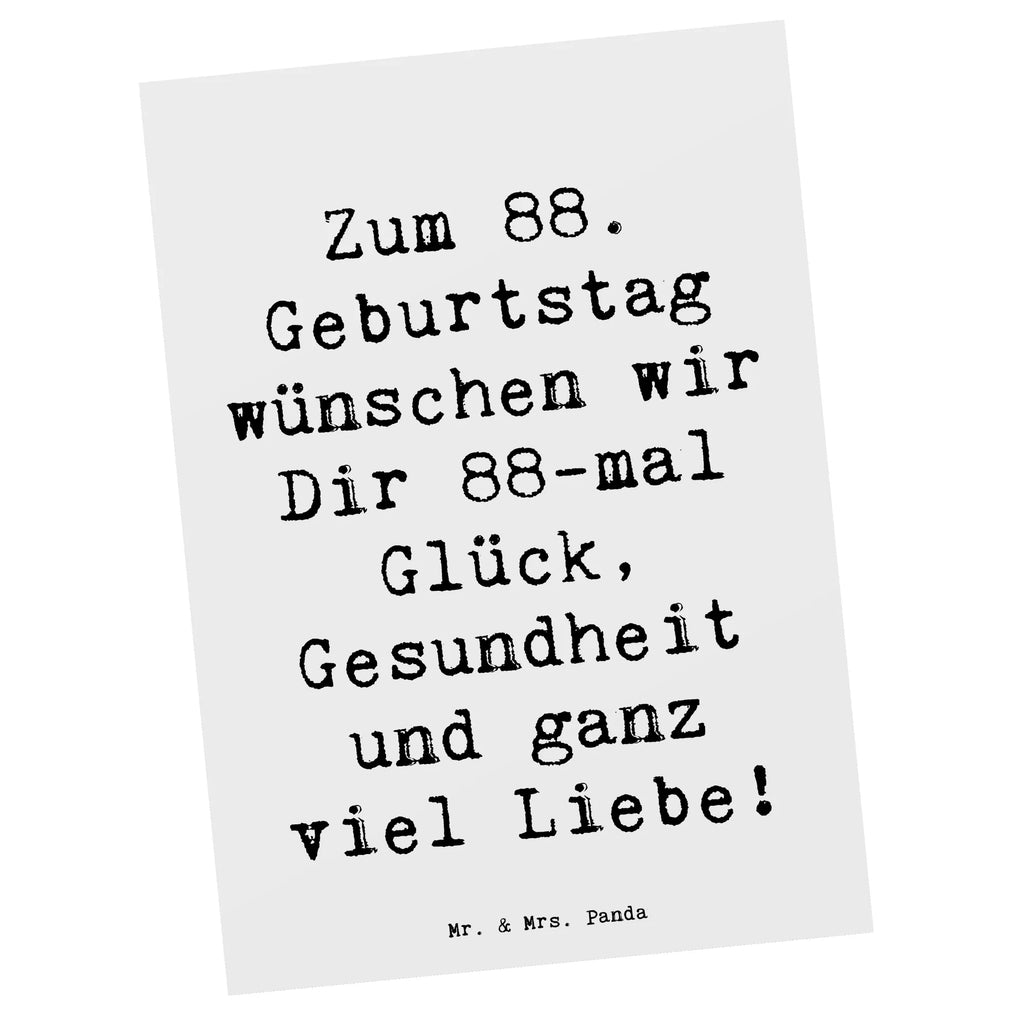 Postkarte Spruch 88. Geburtstag Glückwünsche Postkarte, Karte, Geschenkkarte, Grußkarte, Einladung, Ansichtskarte, Geburtstagskarte, Einladungskarte, Dankeskarte, Ansichtskarten, Einladung Geburtstag, Einladungskarten Geburtstag, Geburtstag, Geburtstagsgeschenk, Geschenk