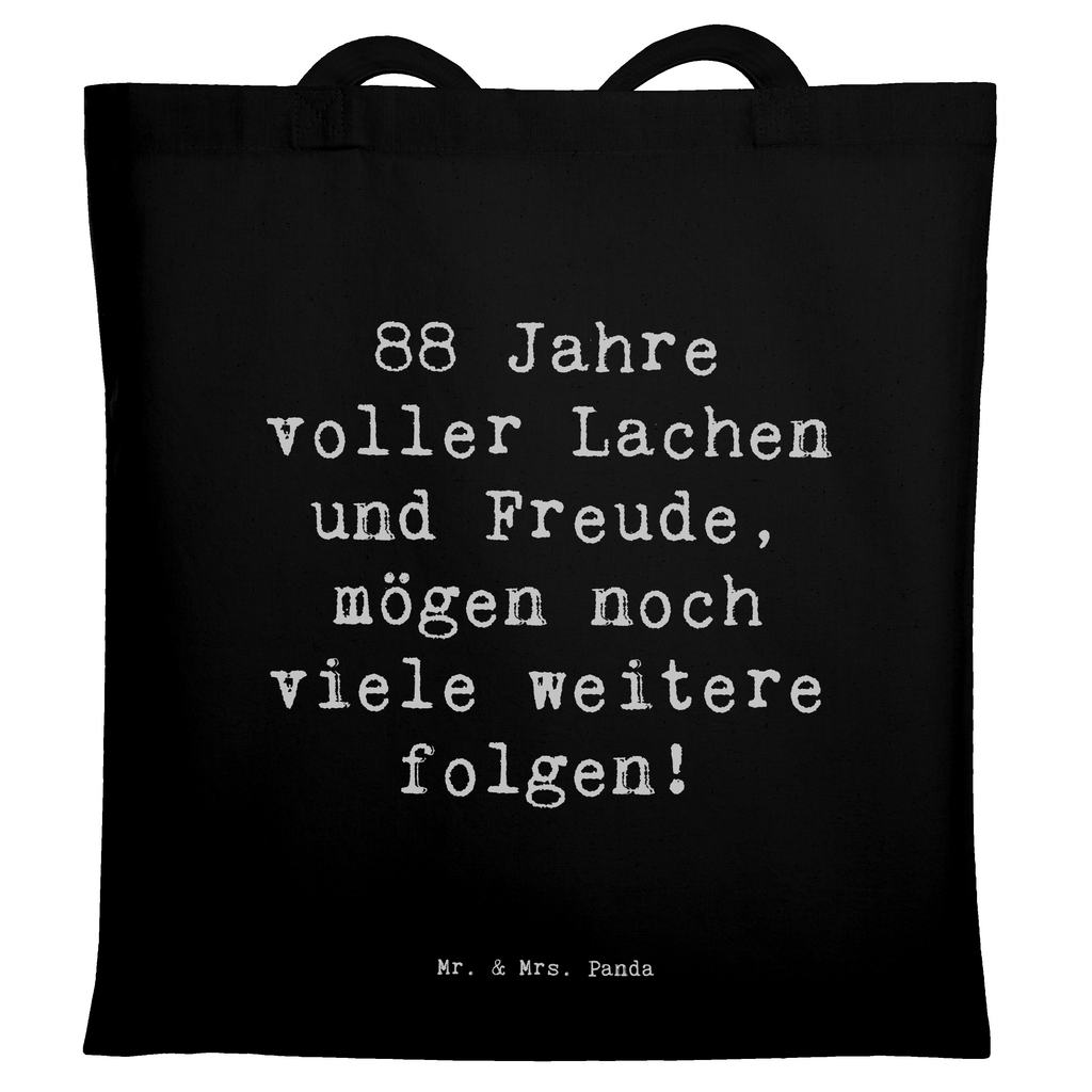 Tragetasche Spruch 88. Geburtstag Freude Beuteltasche, Beutel, Einkaufstasche, Jutebeutel, Stoffbeutel, Tasche, Shopper, Umhängetasche, Strandtasche, Schultertasche, Stofftasche, Tragetasche, Badetasche, Jutetasche, Einkaufstüte, Laptoptasche, Geburtstag, Geburtstagsgeschenk, Geschenk