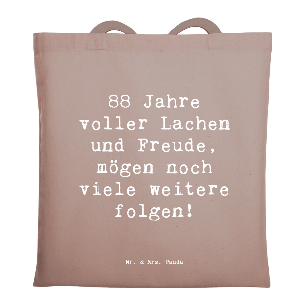 Tragetasche Spruch 88. Geburtstag Freude Beuteltasche, Beutel, Einkaufstasche, Jutebeutel, Stoffbeutel, Tasche, Shopper, Umhängetasche, Strandtasche, Schultertasche, Stofftasche, Tragetasche, Badetasche, Jutetasche, Einkaufstüte, Laptoptasche, Geburtstag, Geburtstagsgeschenk, Geschenk