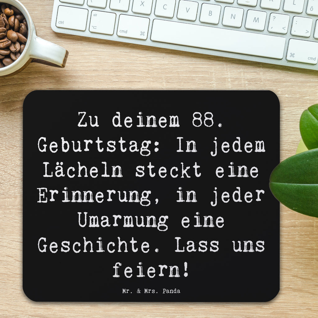 Mauspad Spruch 88 Geburtstag Mousepad, Computer zubehör, Büroausstattung, PC Zubehör, Arbeitszimmer, Mauspad, Einzigartiges Mauspad, Designer Mauspad, Mausunterlage, Mauspad Büro, Geburtstag, Geburtstagsgeschenk, Geschenk