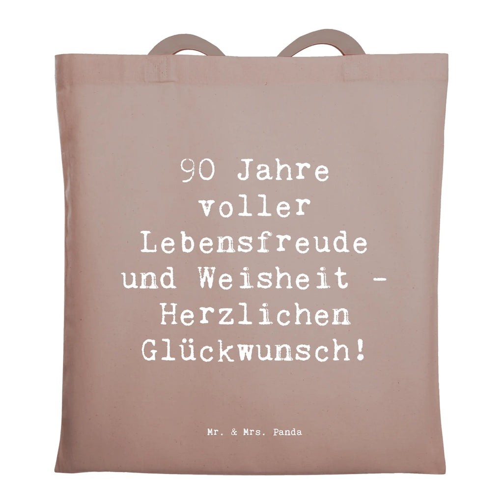 Tragetasche Spruch 90. Geburtstag Lebensfreude Beuteltasche, Beutel, Einkaufstasche, Jutebeutel, Stoffbeutel, Tasche, Shopper, Umhängetasche, Strandtasche, Schultertasche, Stofftasche, Tragetasche, Badetasche, Jutetasche, Einkaufstüte, Laptoptasche, Geburtstag, Geburtstagsgeschenk, Geschenk