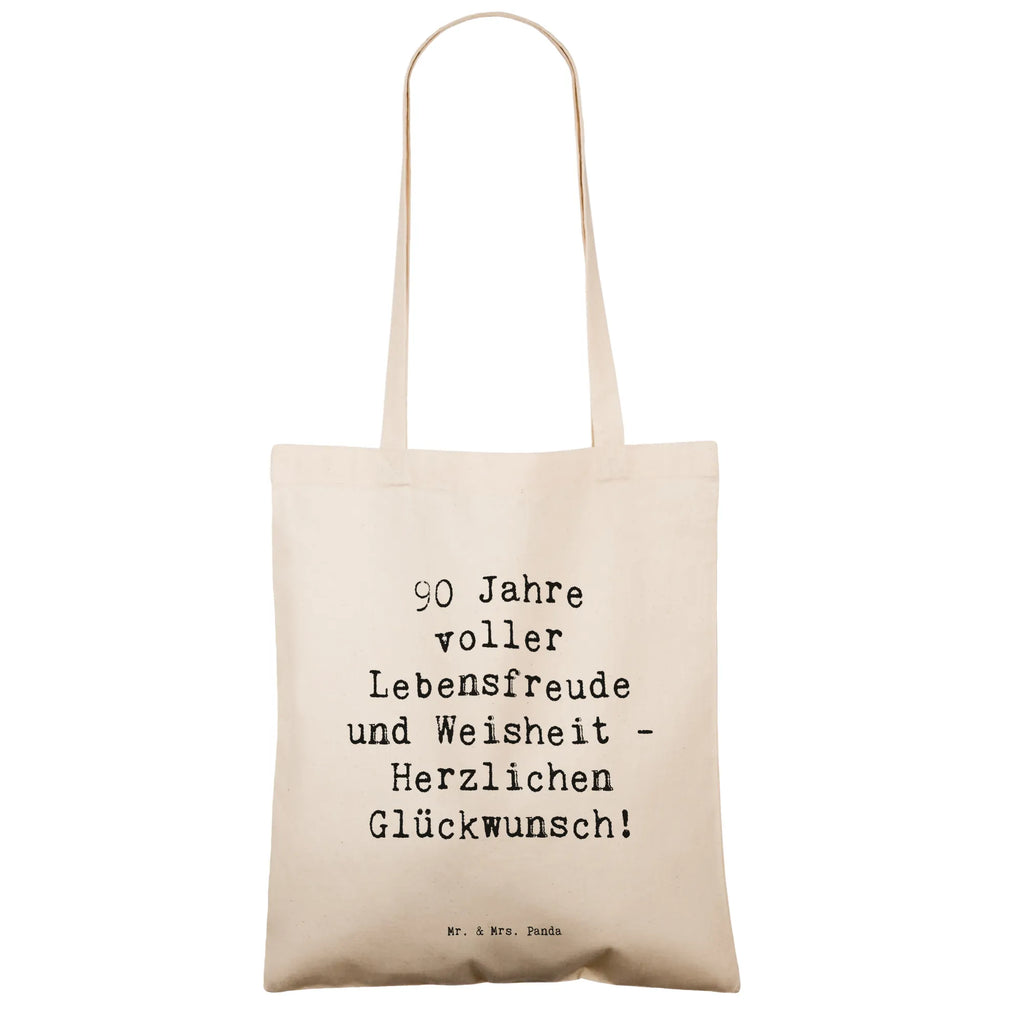 Tragetasche Spruch 90. Geburtstag Lebensfreude Beuteltasche, Beutel, Einkaufstasche, Jutebeutel, Stoffbeutel, Tasche, Shopper, Umhängetasche, Strandtasche, Schultertasche, Stofftasche, Tragetasche, Badetasche, Jutetasche, Einkaufstüte, Laptoptasche, Geburtstag, Geburtstagsgeschenk, Geschenk