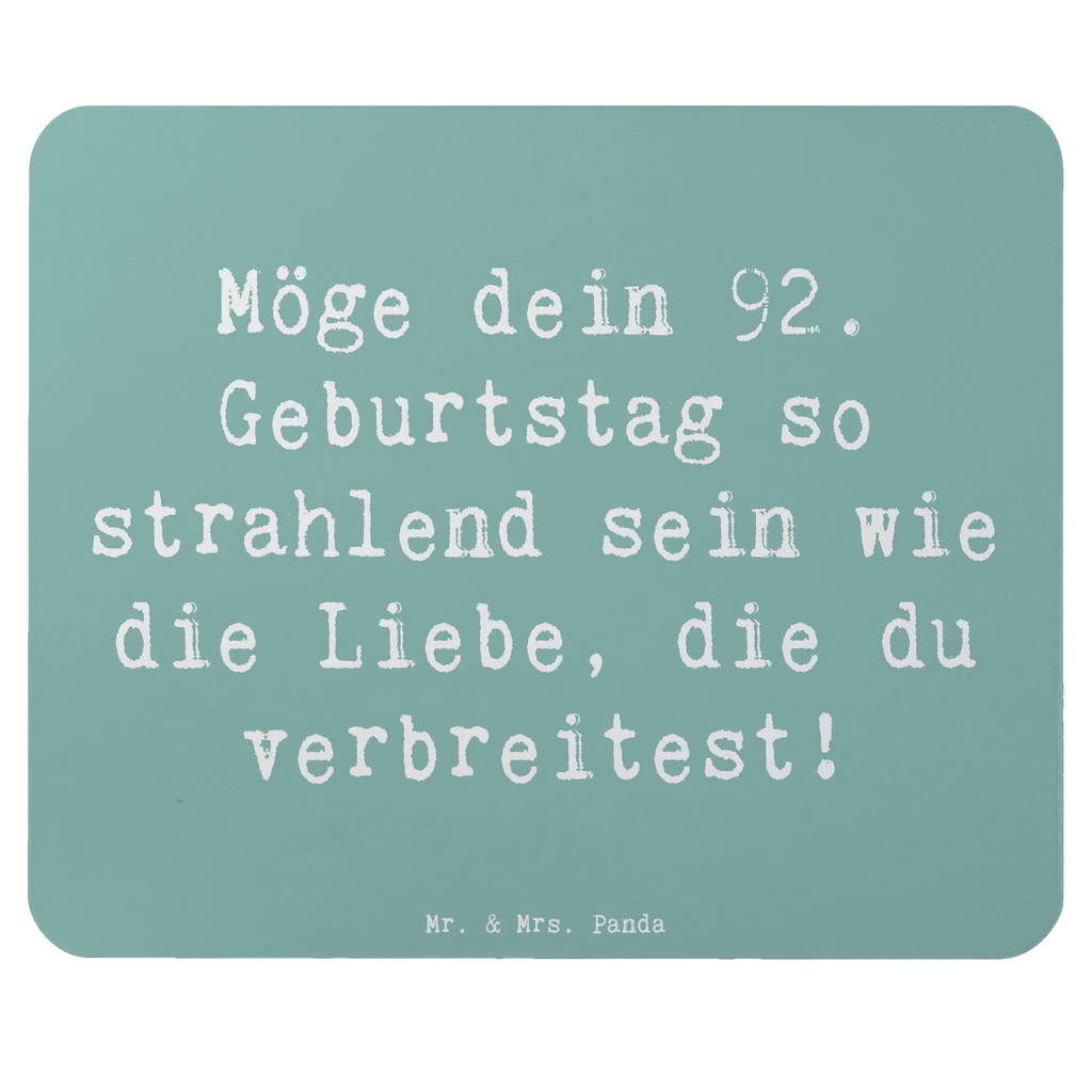 Mauspad Spruch 92. Geburtstag Strahlen Mousepad, Computer zubehör, Büroausstattung, PC Zubehör, Arbeitszimmer, Mauspad, Einzigartiges Mauspad, Designer Mauspad, Mausunterlage, Mauspad Büro, Geburtstag, Geburtstagsgeschenk, Geschenk