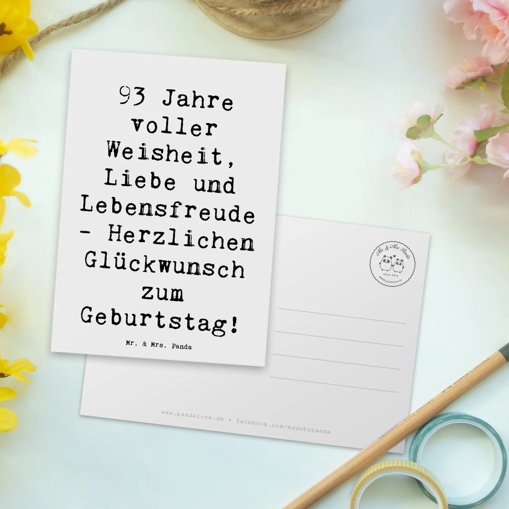 Postkarte Spruch 93. Geburtstag Postkarte, Karte, Geschenkkarte, Grußkarte, Einladung, Ansichtskarte, Geburtstagskarte, Einladungskarte, Dankeskarte, Ansichtskarten, Einladung Geburtstag, Einladungskarten Geburtstag, Geburtstag, Geburtstagsgeschenk, Geschenk